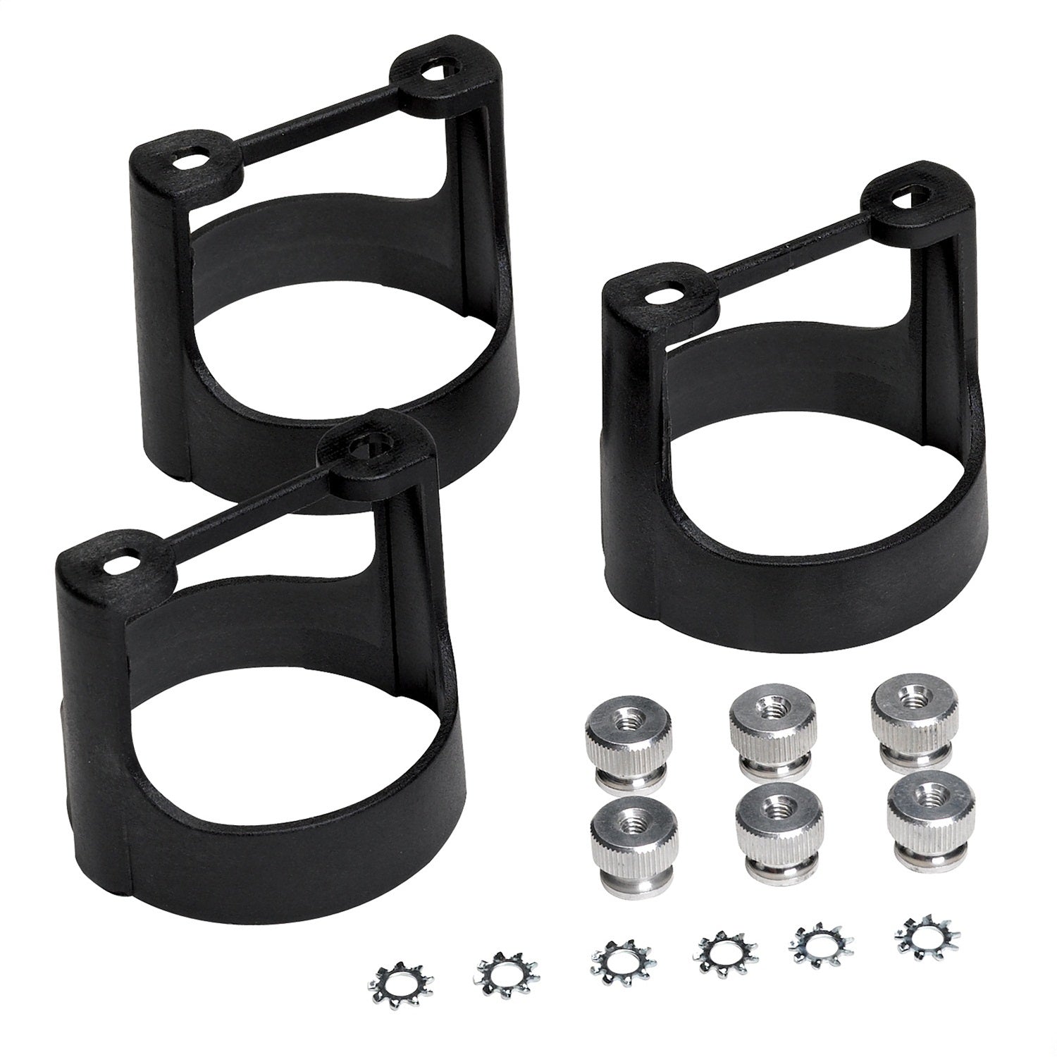 AutoMeter 2230 GAUGE BRACKET KIT; 2-1/16in.; BLACK COMPOSITE; QTY 3 AutoMeter 2230