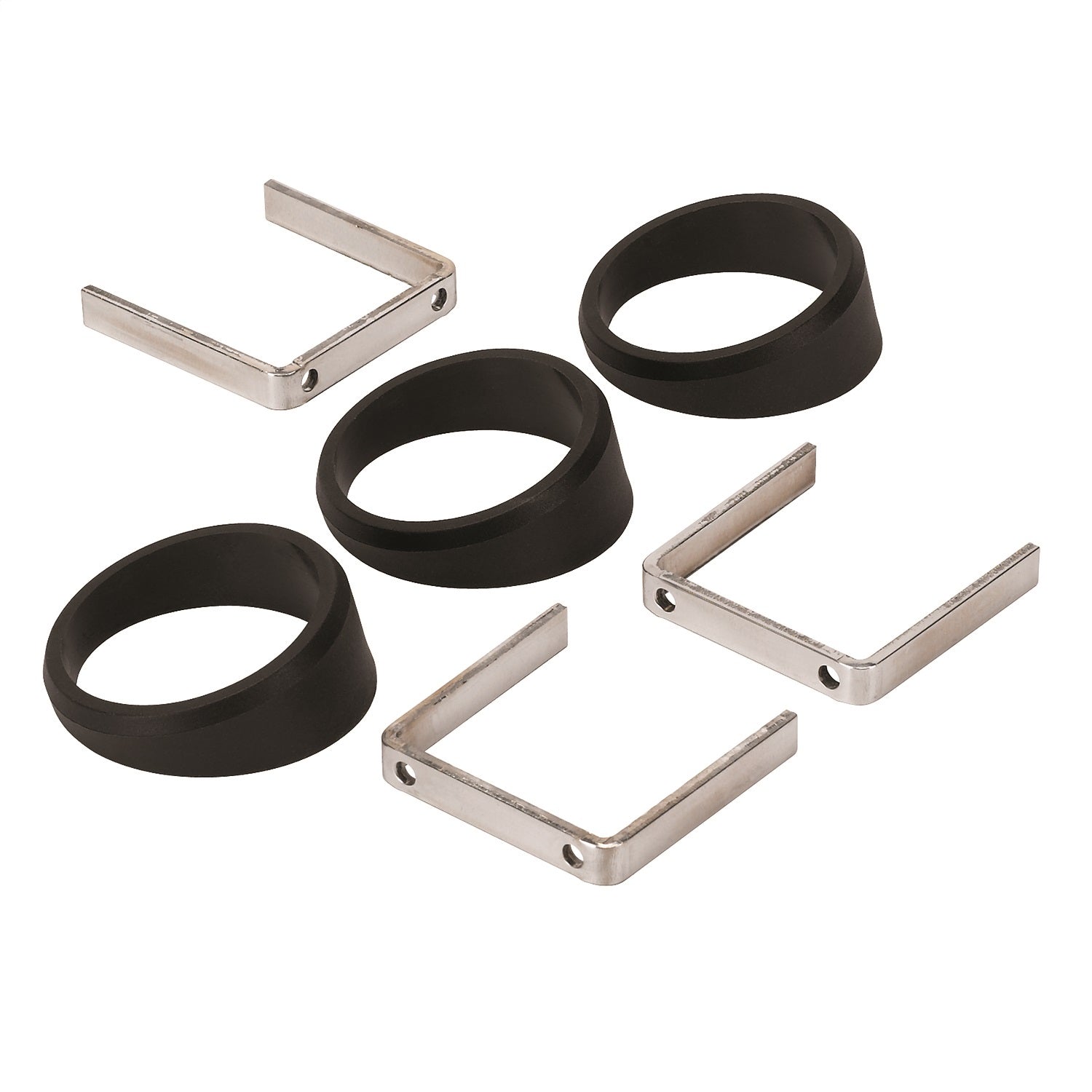 AutoMeter 2234 GAUGE MOUNT; ANGLE RINGS; 3 PCS.; BLACK; FOR 2 1/16in. GAUGES AutoMeter 2234