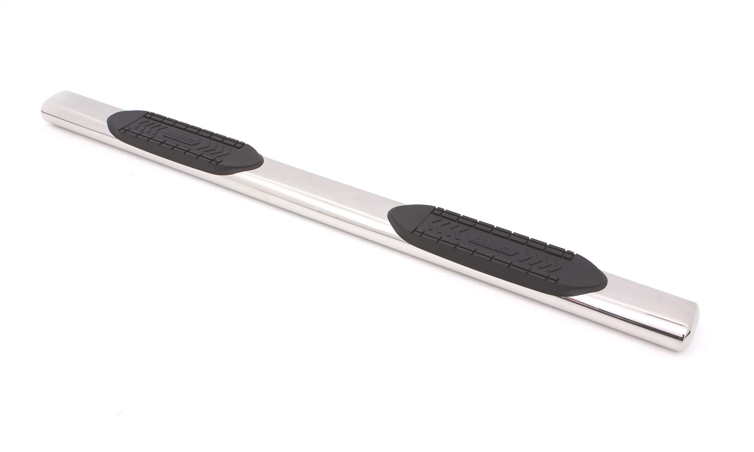 Lund 22368739 6 Inch Oval Straight Nerf Bar; Incl. Brackets; 87 in.; Chrome; Lund 22368739