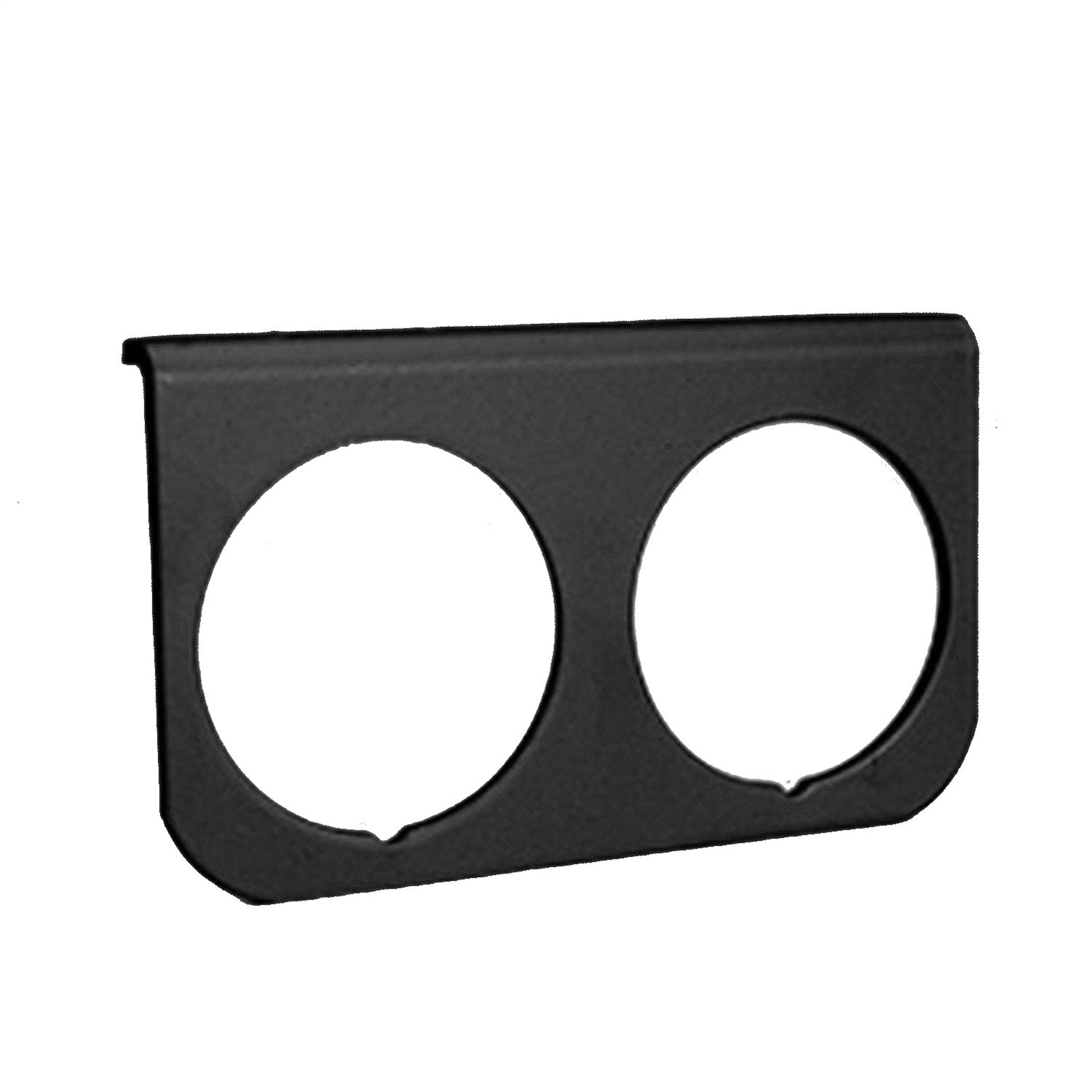 AutoMeter 2237 GAUGE MOUNTING PANEL; DUAL; 2-1/16in.; BLACK; ALUMINUM AutoMeter 2237