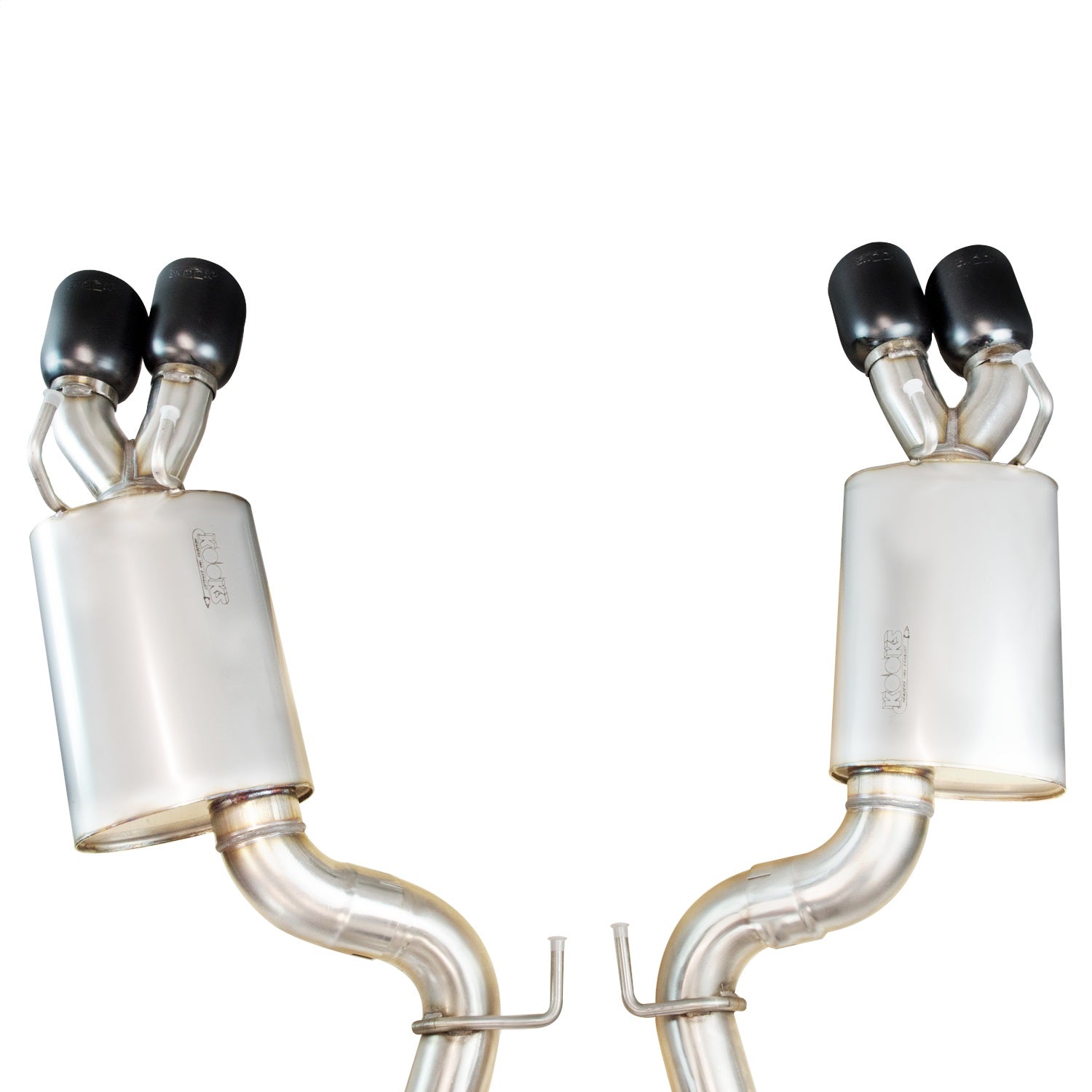 Kooks Custom Headers 22504280 3in. Cat-Back Exhaust w/Quad SS Tips. 2010-2015 Camaro SS/ZL1. Connects to OEM. Kooks Custom Headers 22504280