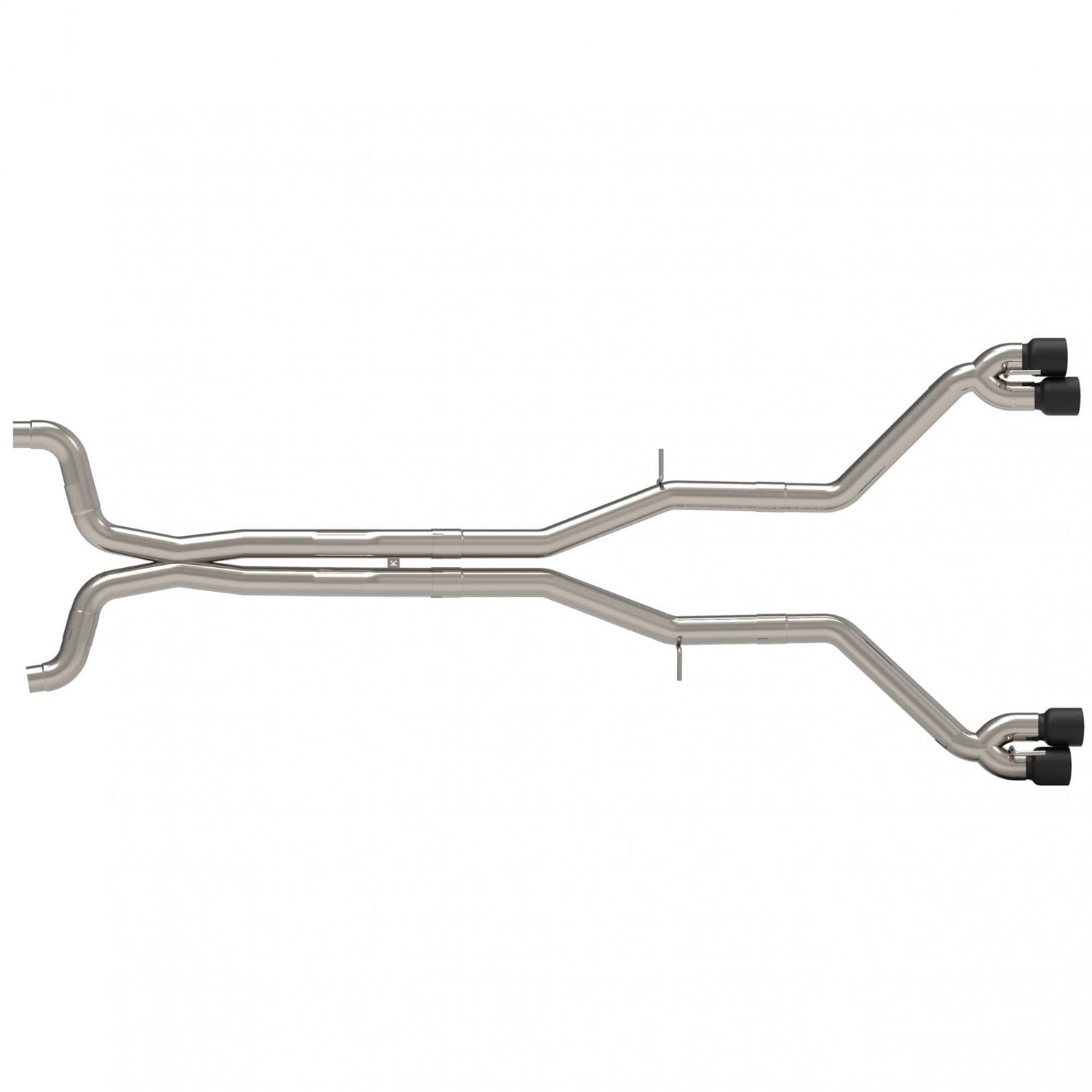 Kooks Custom Headers 22604161MD 3in. Connection Back Muffler Delete Exhaust System w/Black Quad Tips Kooks Custom Headers 22604161MD