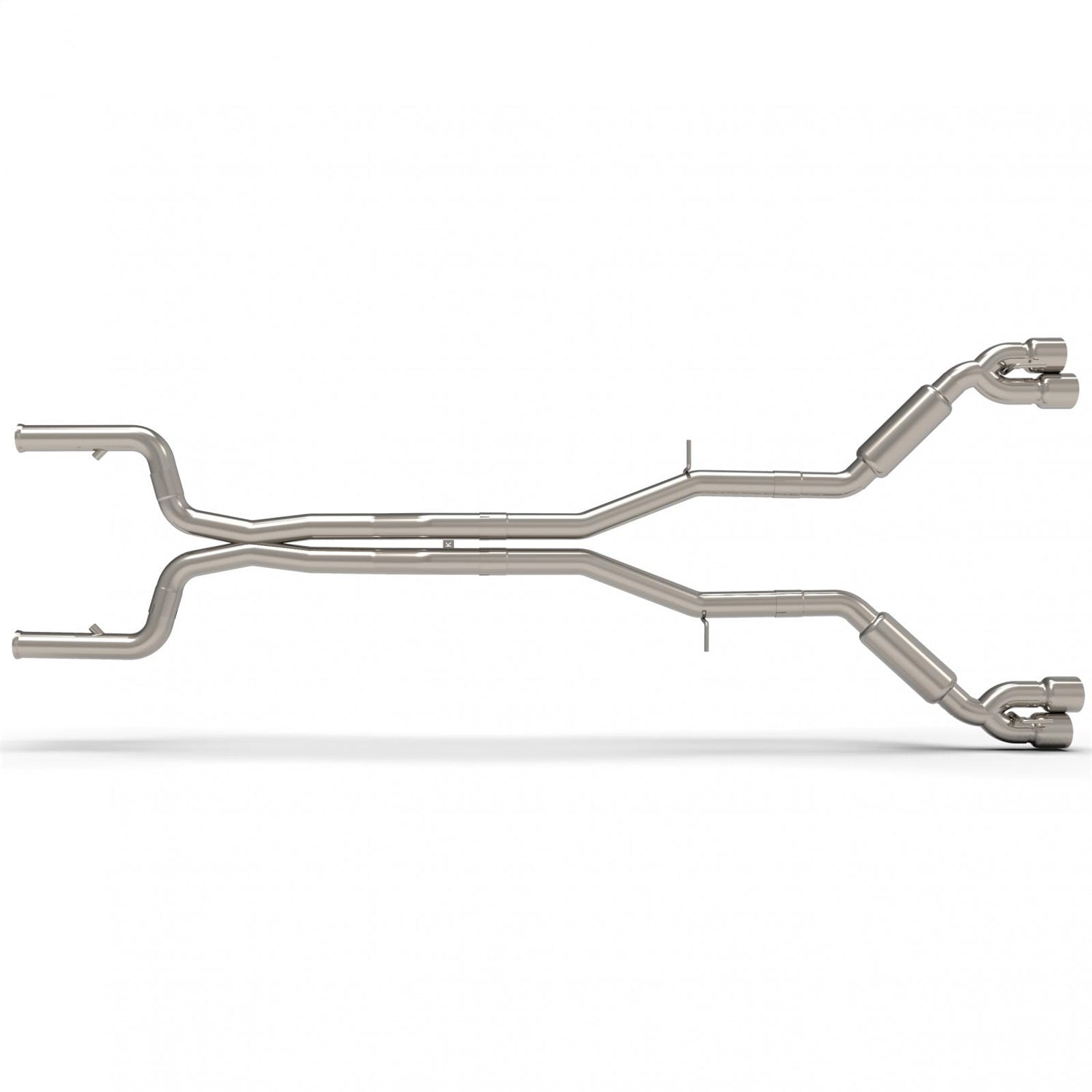Kooks Custom Headers 22605151SS 3in. Competition Only Header-Back Street Screamer Exhaust w/Polished Quad Tips. Kooks Custom Headers 22605151SS
