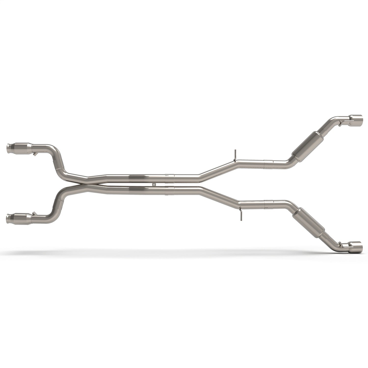 Kooks Custom Headers 22605201SS 3in. Catted Header-Back Street Screamer Exhaust w/Polished Tips. Kooks Custom Headers 22605201SS