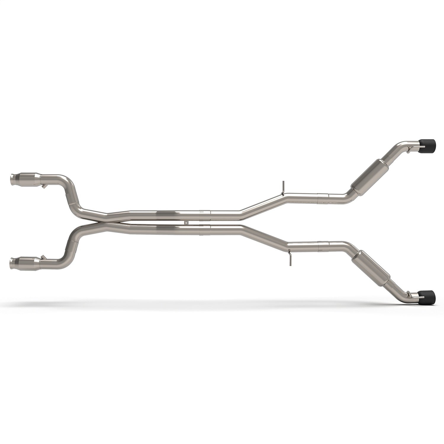 Kooks Custom Headers 22605211SS 3in. Catted Header-Back Street Screamer Exhaust w/Black Tips. Kooks Custom Headers 22605211SS