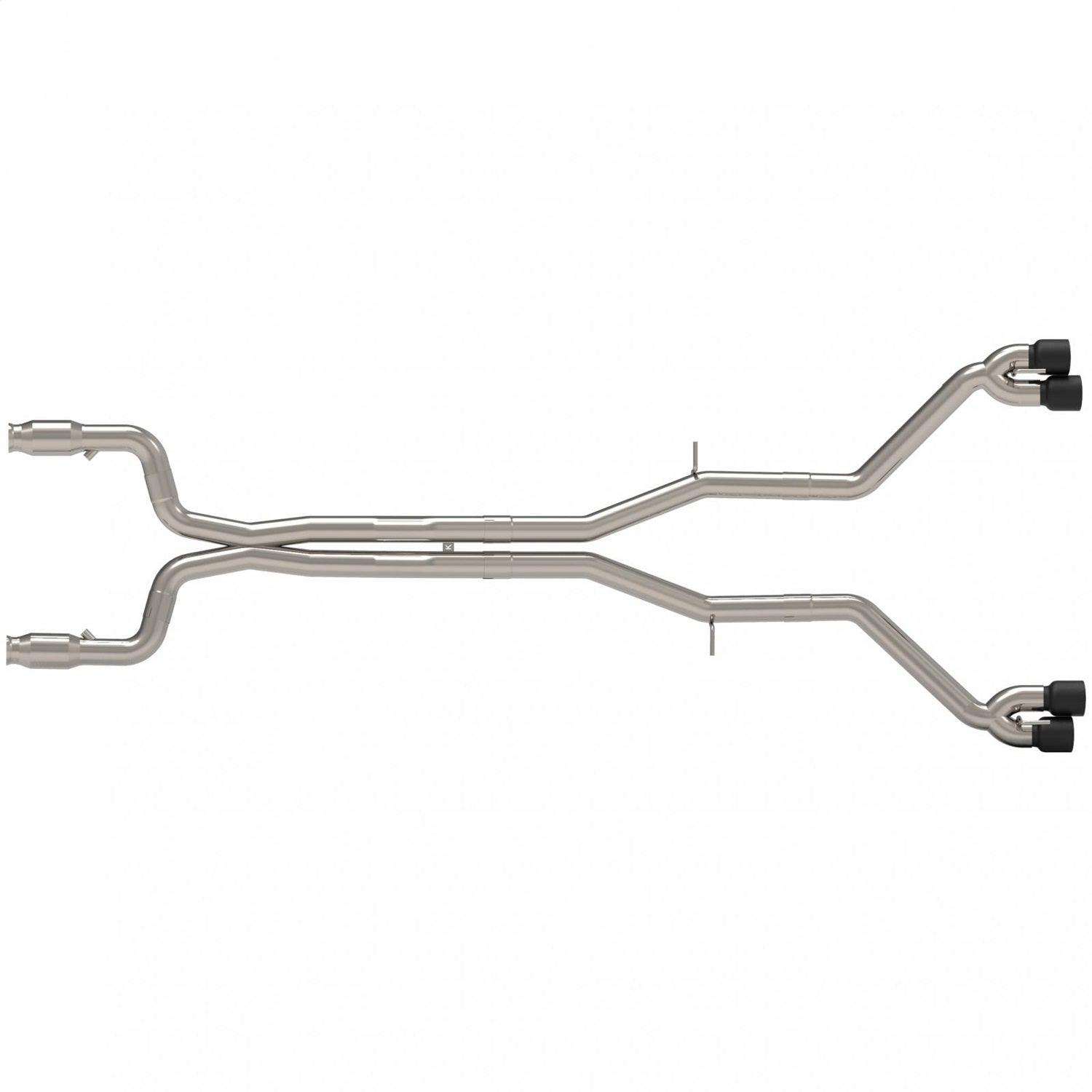 Kooks Custom Headers 22605261MD 3in. Catted Header-Back Muffler Delete Exhaust w/Black Quad Tips. Kooks Custom Headers 22605261MD