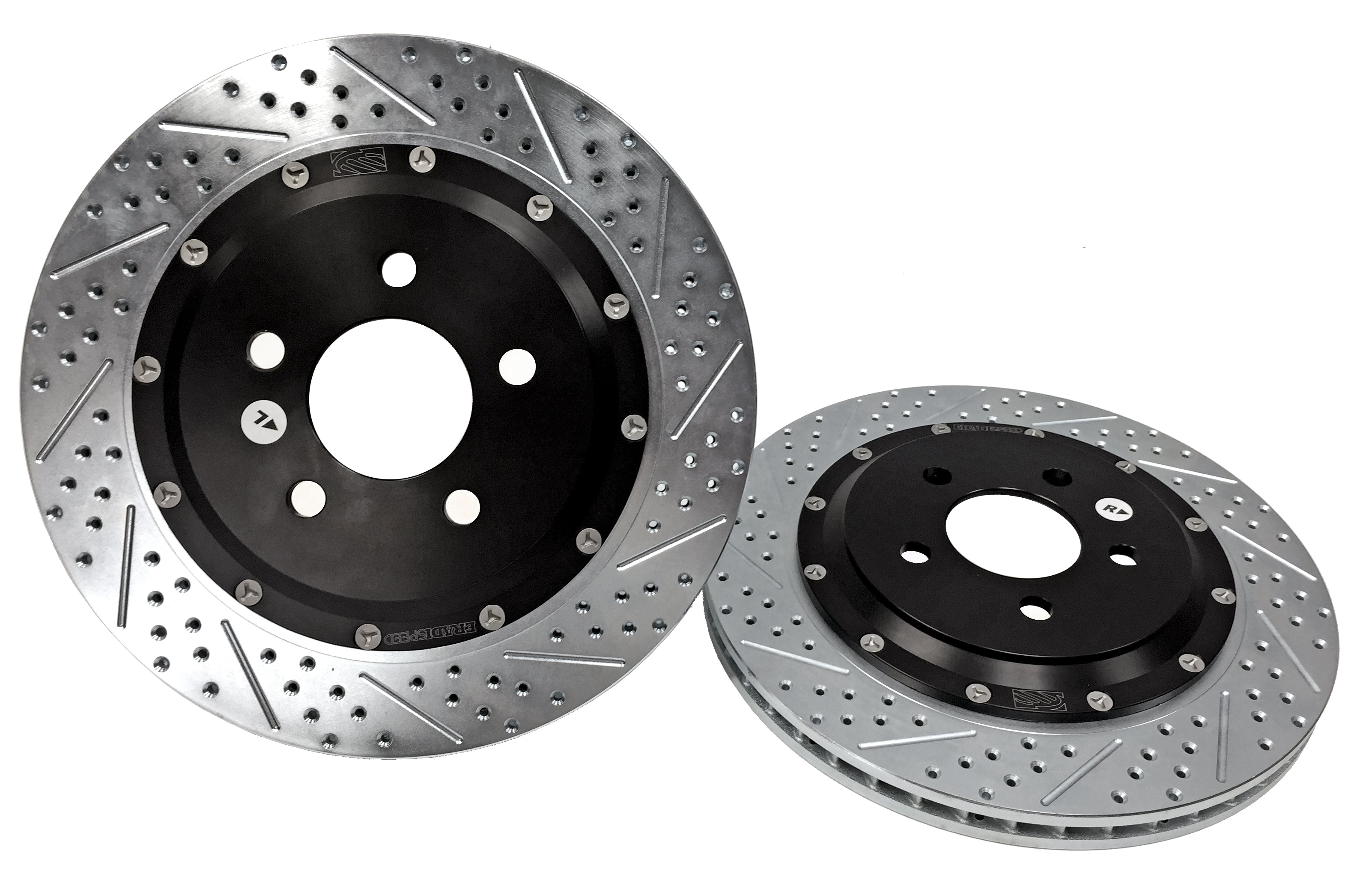 Baer Brake Systems 2262023 Baer Brakes EradiSpeed+ Rear 2-piece Performance Brake Rotors, SDZ Baer Brake Systems 2262023