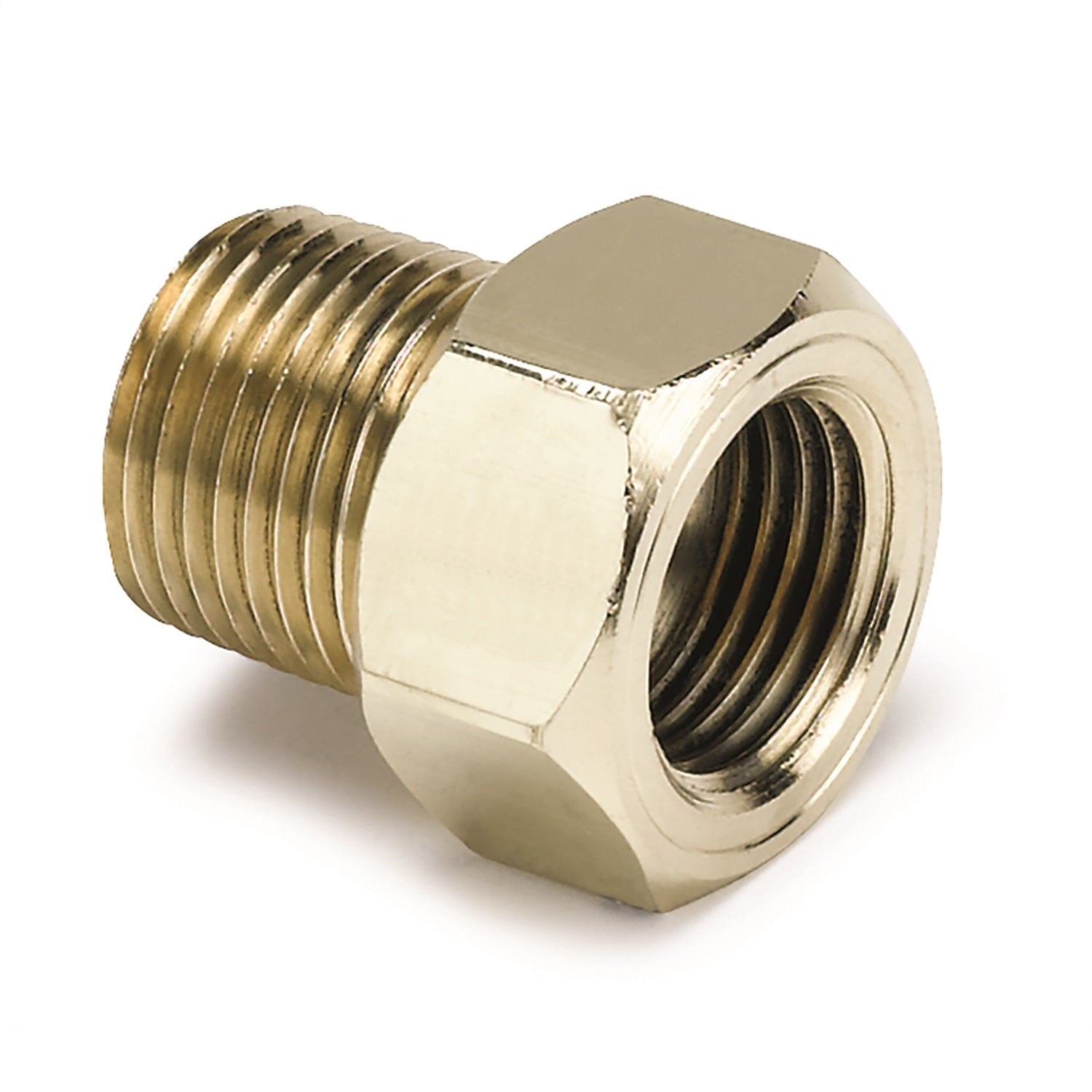 AutoMeter 2263 FITTING; ADAPTER; 3/8in. NPT MALE; BRASS; FOR MECH. TEMP. GAUGE AutoMeter 2263
