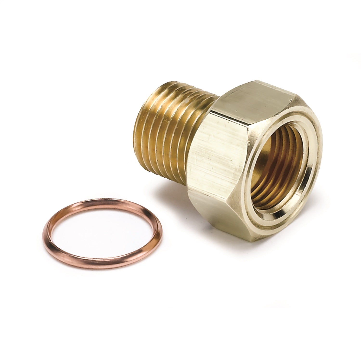 AutoMeter 2275 FITTING; ADAPTER; M16X1.5 MALE; BRASS; FOR MECH. TEMP. GAUGE AutoMeter 2275