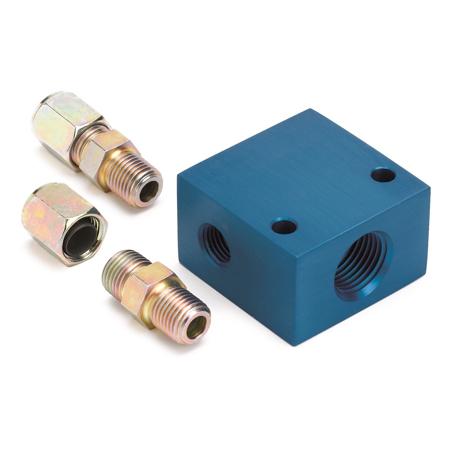 AutoMeter 2286 FITTING; ADAPTER; TRANSMISSION LINE; 3/8in. OD TUBING; 1/2-1/16in. NPTF AutoMeter 2286