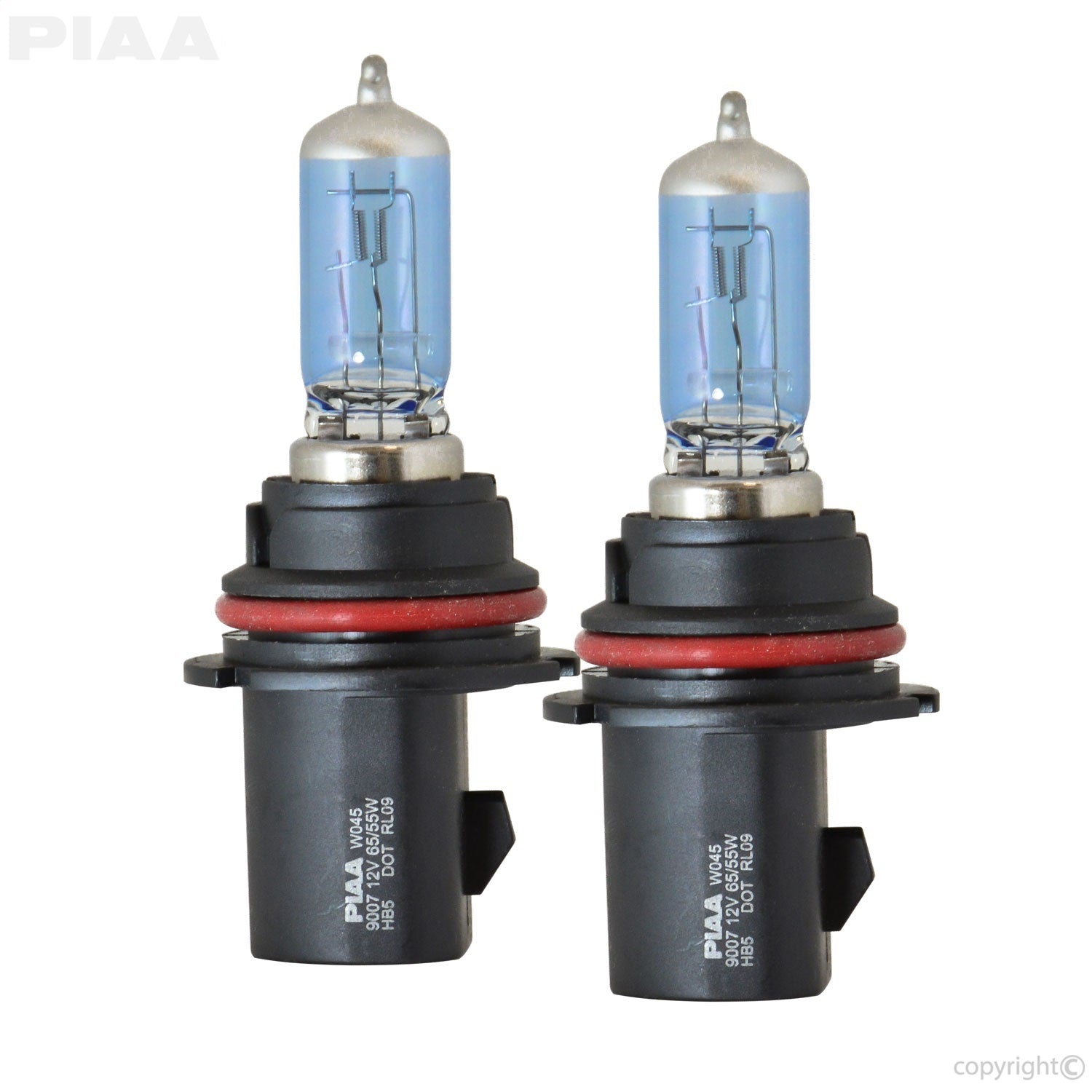 PIAA 23-10197 9007/HB5 Xtreme White Hybrid Replacement Bulb; 12V; 65/55W; 3900K; Twin Pack; PIAA 23-10197