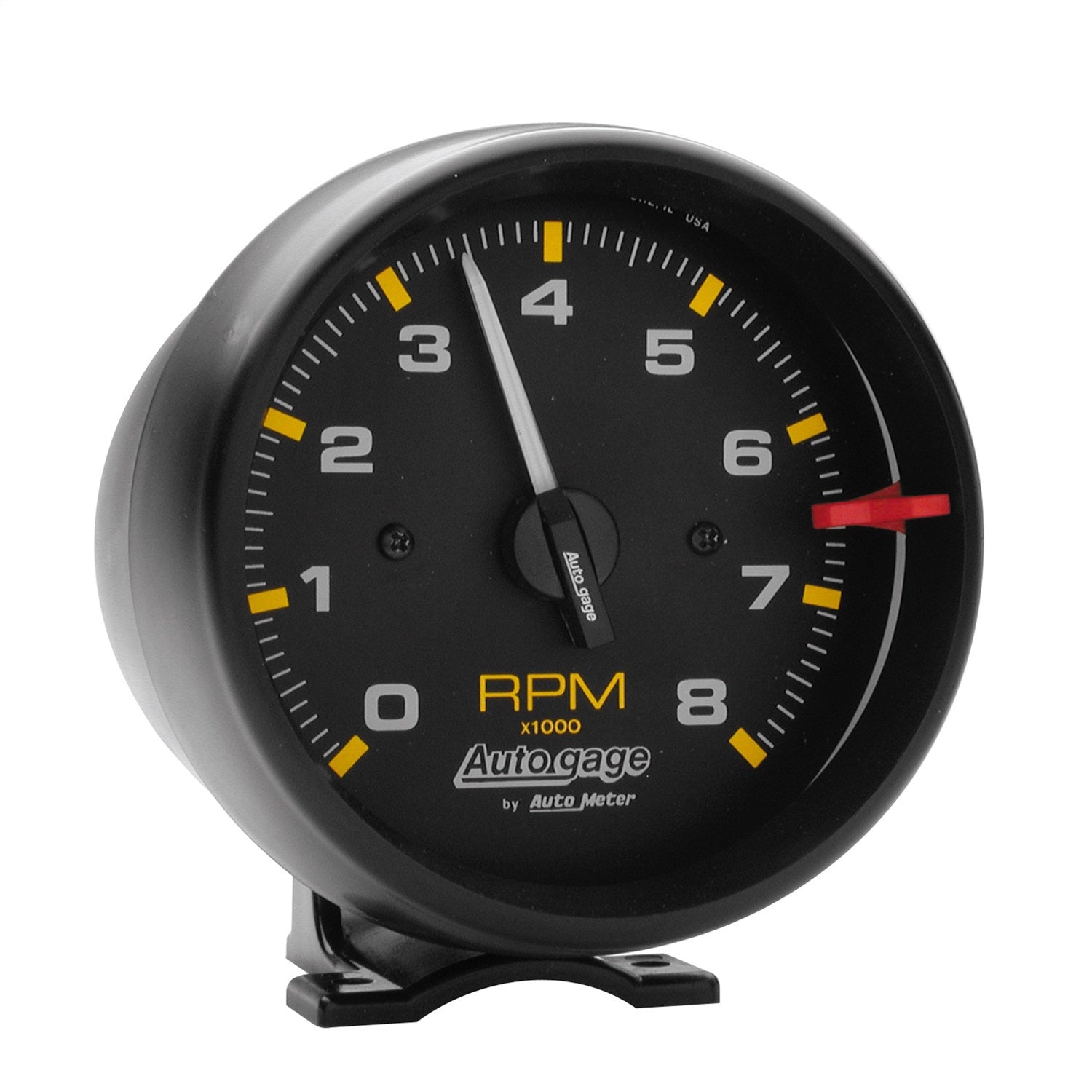 AutoMeter 2300 GAUGE; TACHOMETER; 3 3/4in.; 8K RPM; PEDESTAL; BLK DIAL BLK CASE; AUTOGAGE AutoMeter 2300