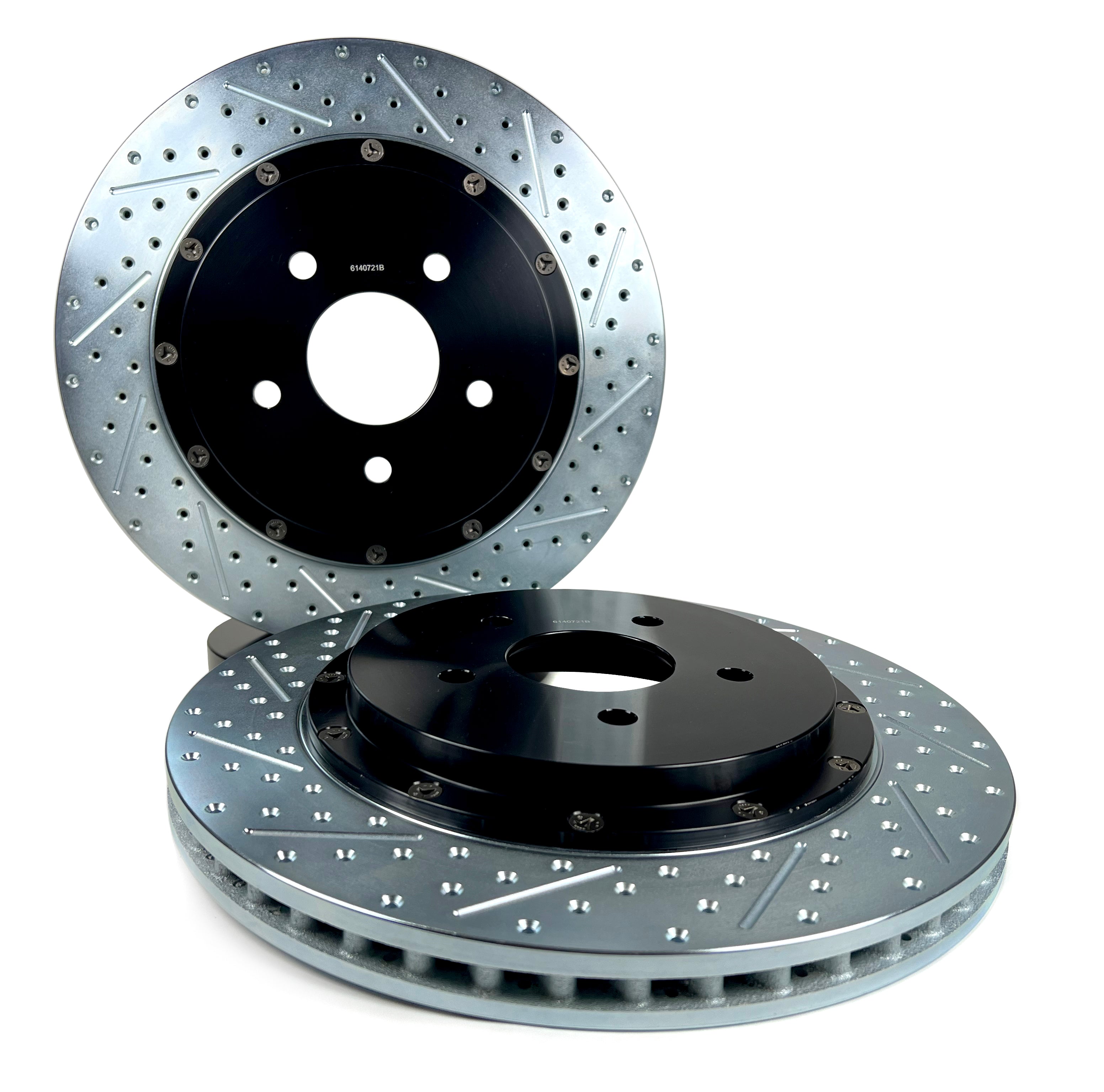 Baer Brake Systems 2302066 Baer Brakes EradiSpeed+ Rear 2-piece Performance Brake Rotors, SDZ Baer Brake Systems 2302066