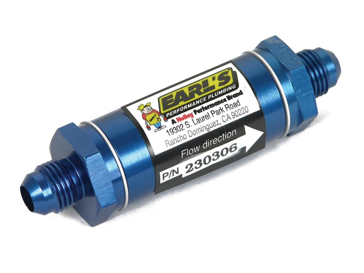 Earl's Performance 230306ERL Aluminum In-Line Oil Filter Earl's Performance 230306ERL