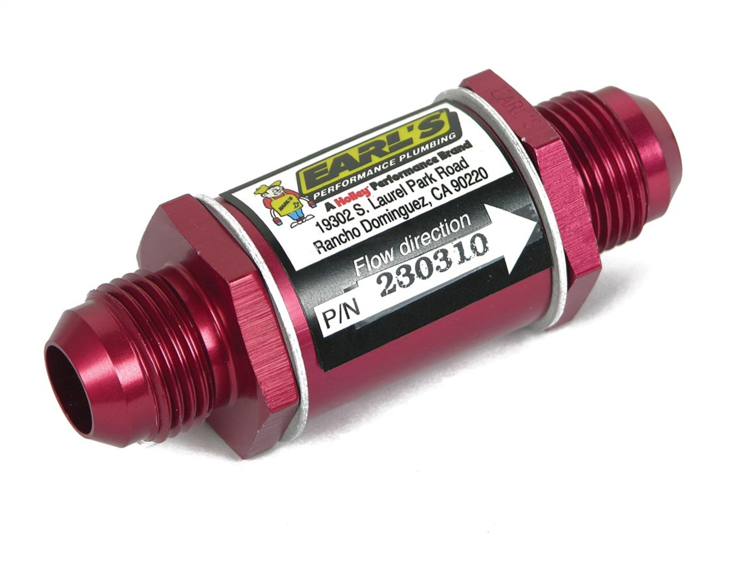 Earl's Performance 230310ERL Aluminum In-Line Oil Filter Earl's Performance 230310ERL