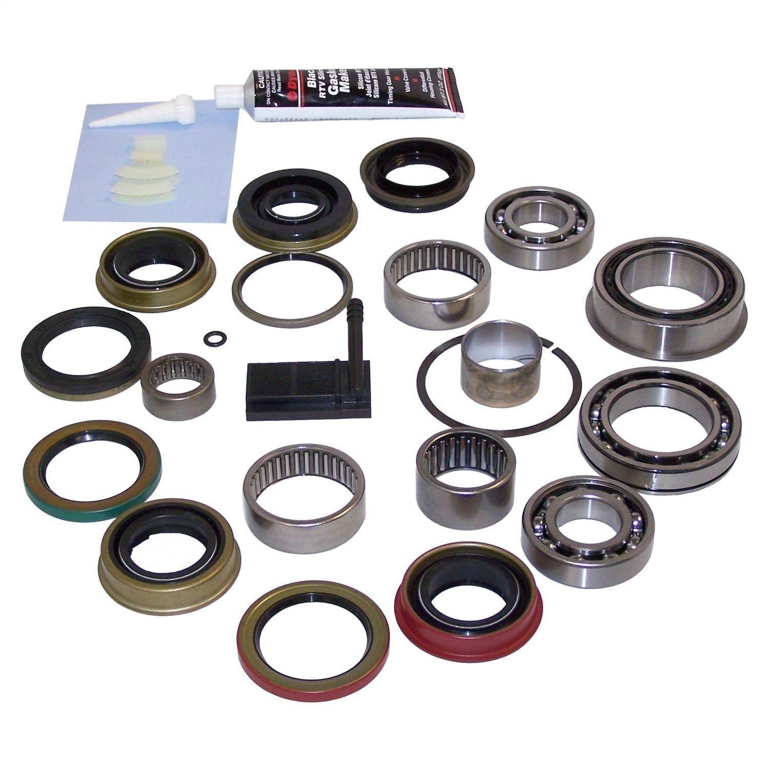 Crown Automotive Jeep Replacement 231MASKIT Transfer Case Overhaul Kit; Incl. Bearings/Seals/Filter And Fork Inserts; Crown Automotive Jeep Replacement 231MASKIT