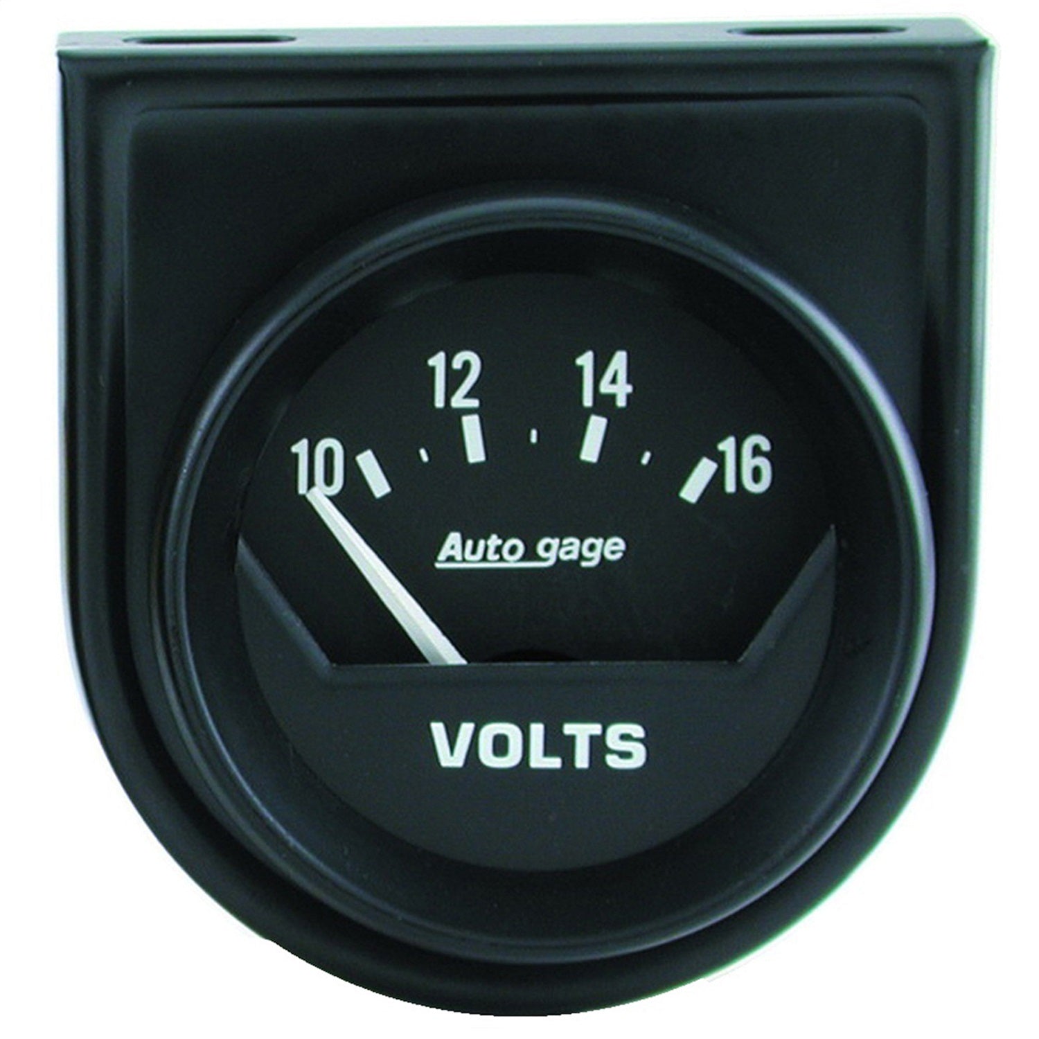 AutoMeter 2362 GAUGE CONSOLE; VOLTMETER; 2in.; 16V; SHORT SWEEP; BLACK; AUTOGAGE AutoMeter 2362