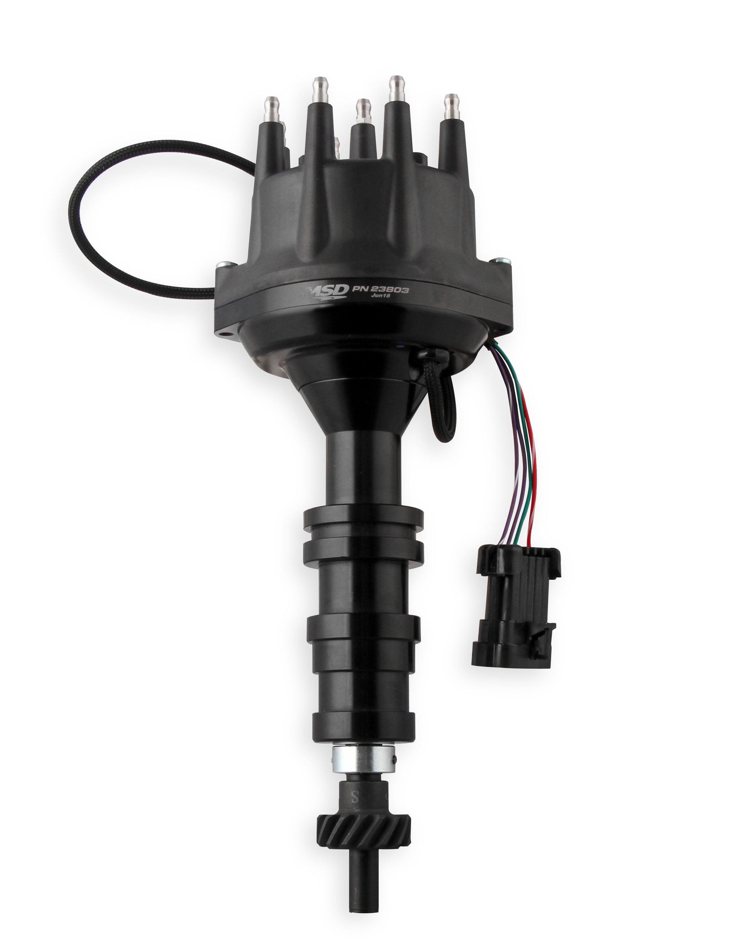 MSD Black, Ford FE Dual Sync Distributor
