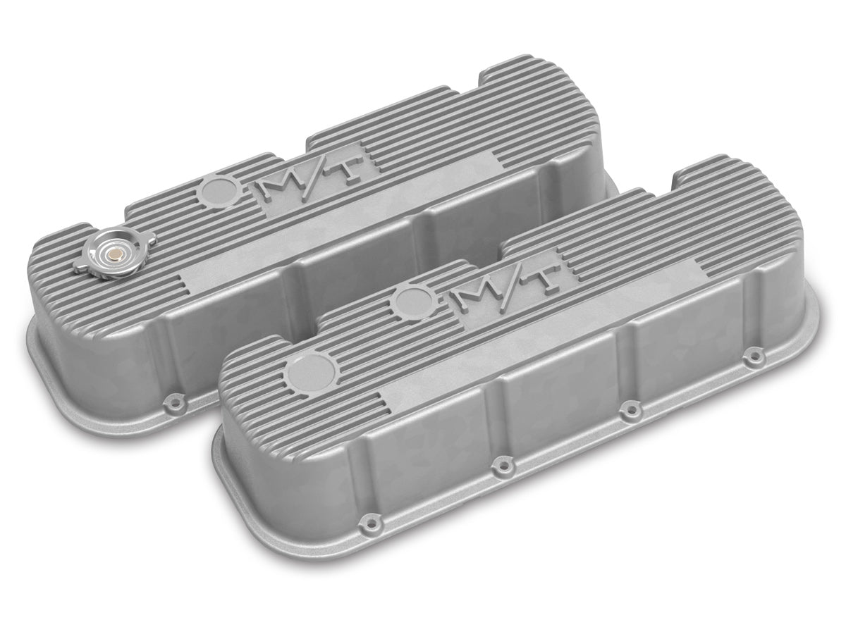 Holley 241-150 M/T Retro Aluminum Valve Covers Holley 241-150