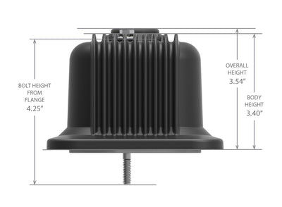 - Center Bolt - Satin Black Machined