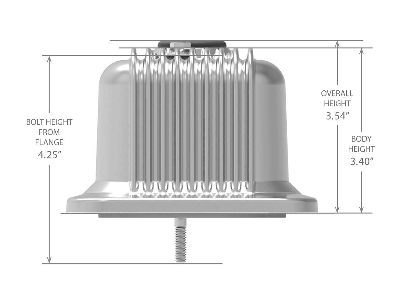 Holley 241-248 Valve Covers; Center-Bolt Finned; w/o Emissions Port; Polished Finish; Holley 241-248
