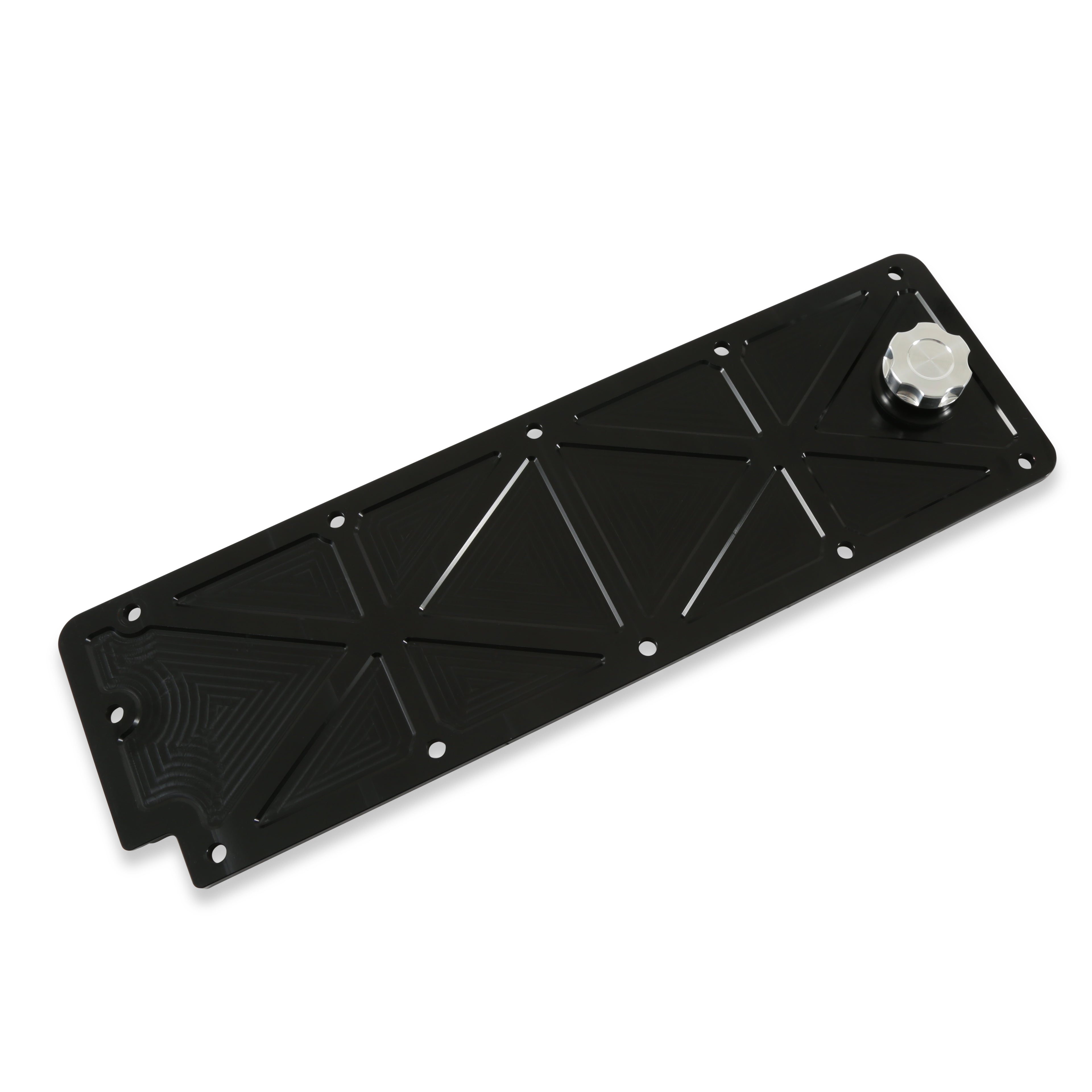 Holley 241-362 LS Valley Cover w/Oil Fill - Black Holley 241-362