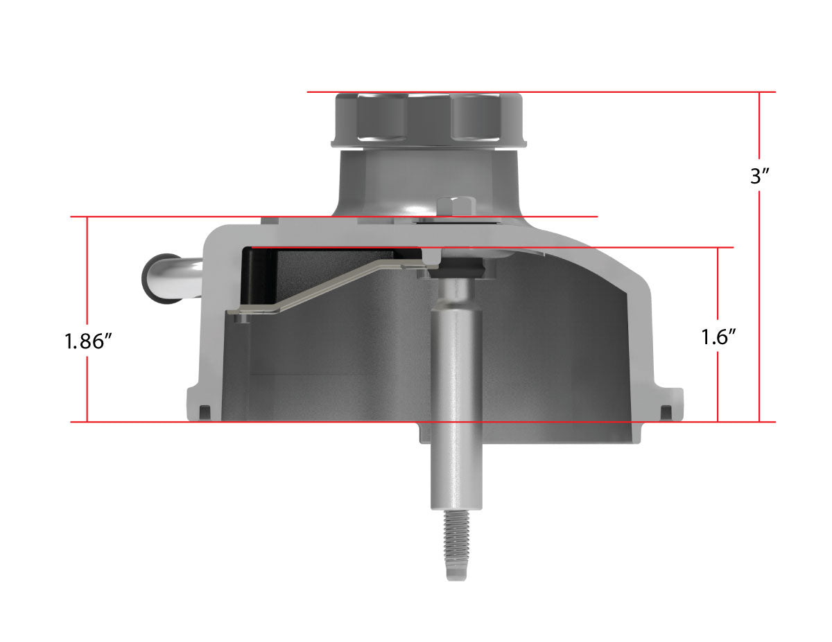 Includes Lengthened Hardware, OE Style Baffle System, and Billet Fill Cap