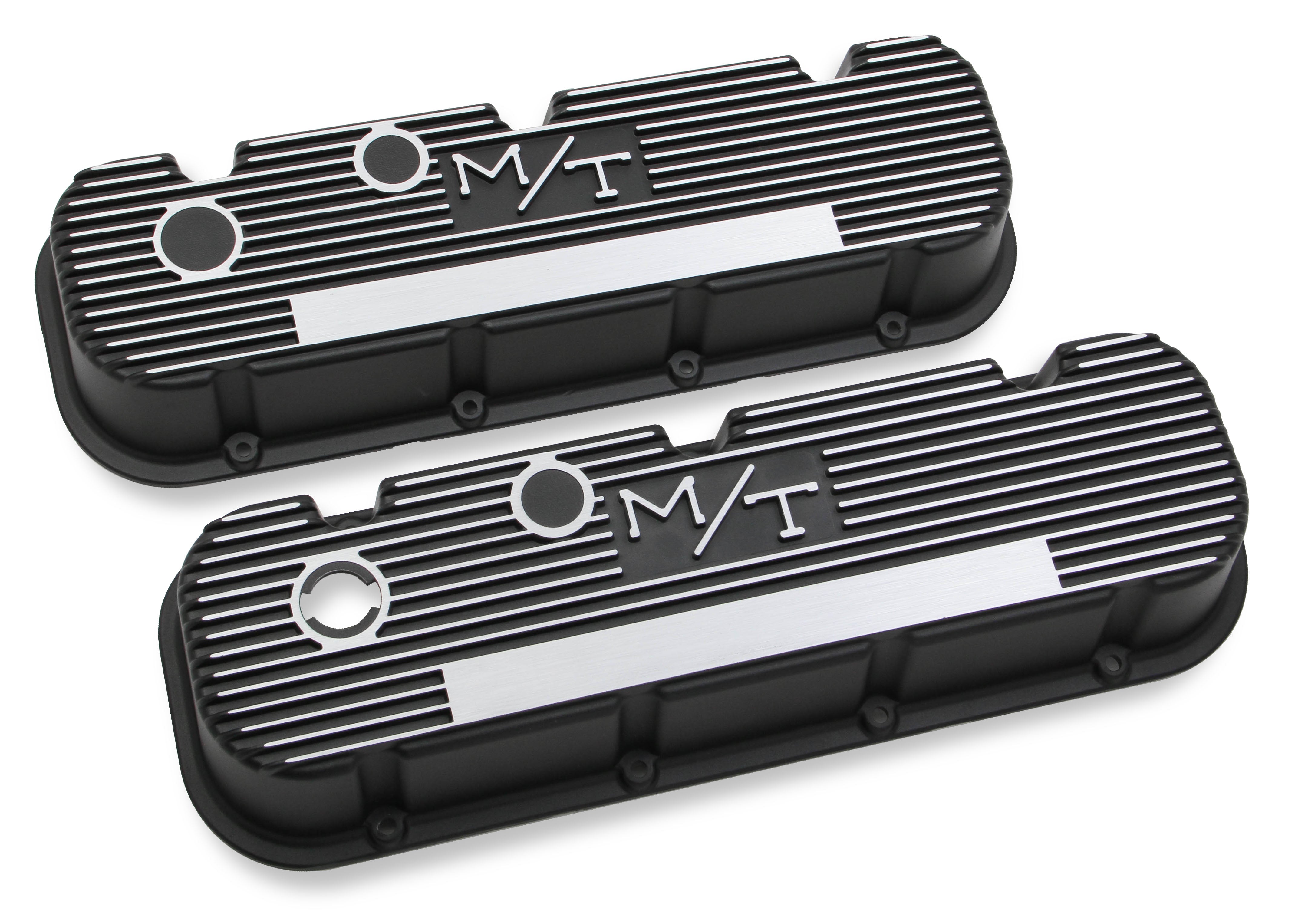 Holley 241-85 M/T Retro Aluminum Valve Covers Holley 241-85