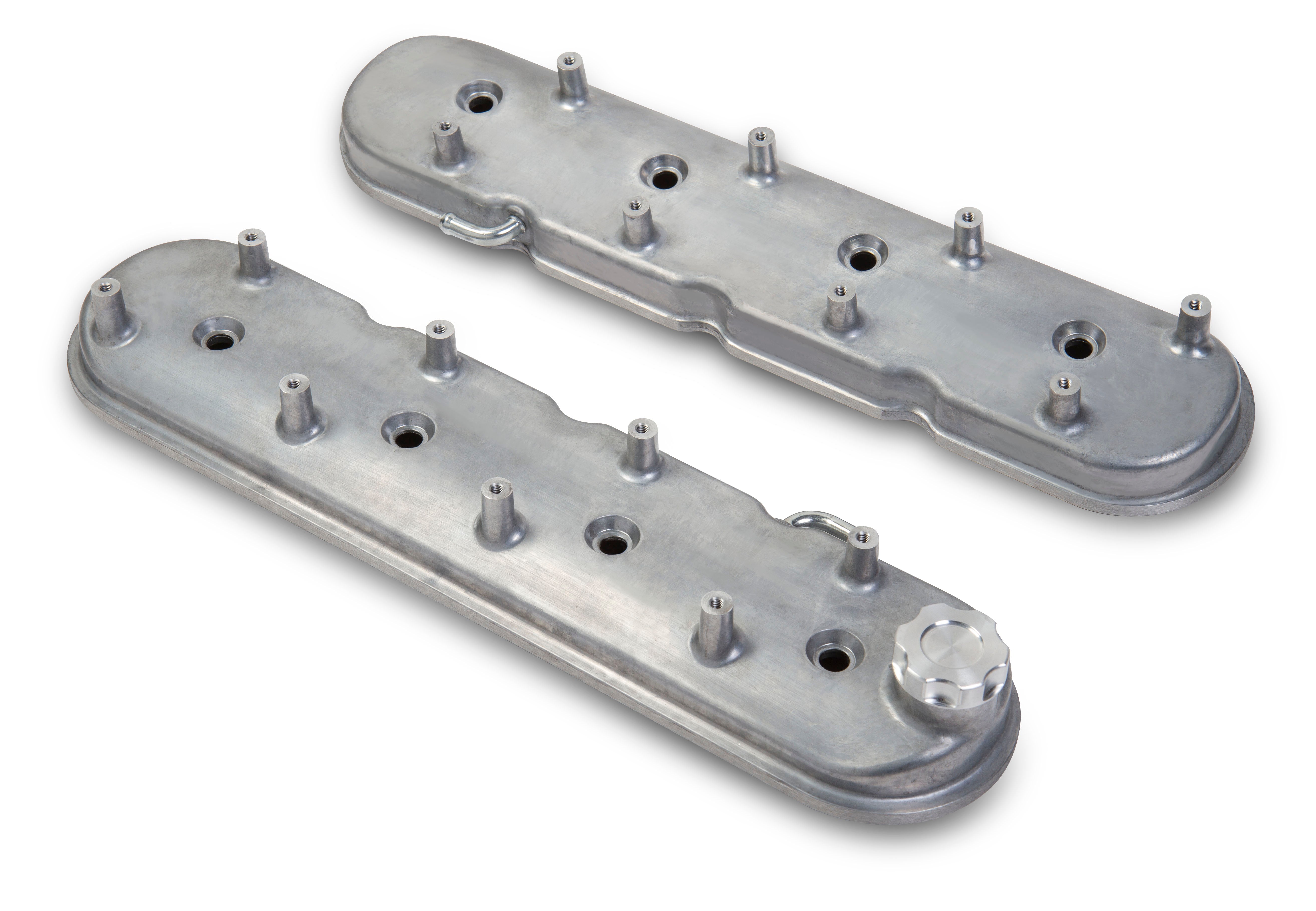 Holley 241-88 LS Valve Cover; Natural Finish; Holley 241-88