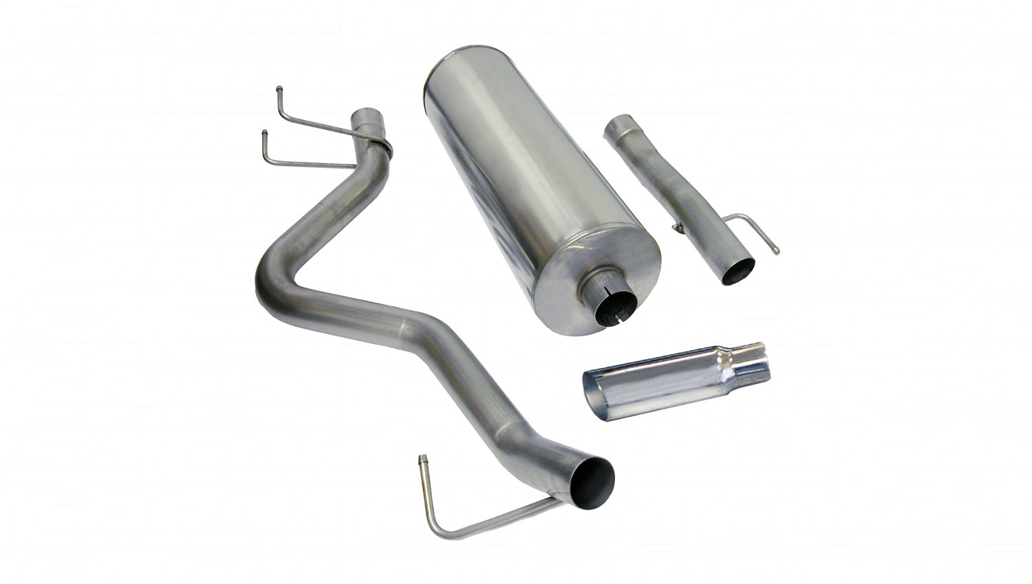 Corsa Performance 24404 3.0in. Cat-Back Single Side Exit with Single 4.0in. Polished Slash Cut Tip Corsa Performance 24404