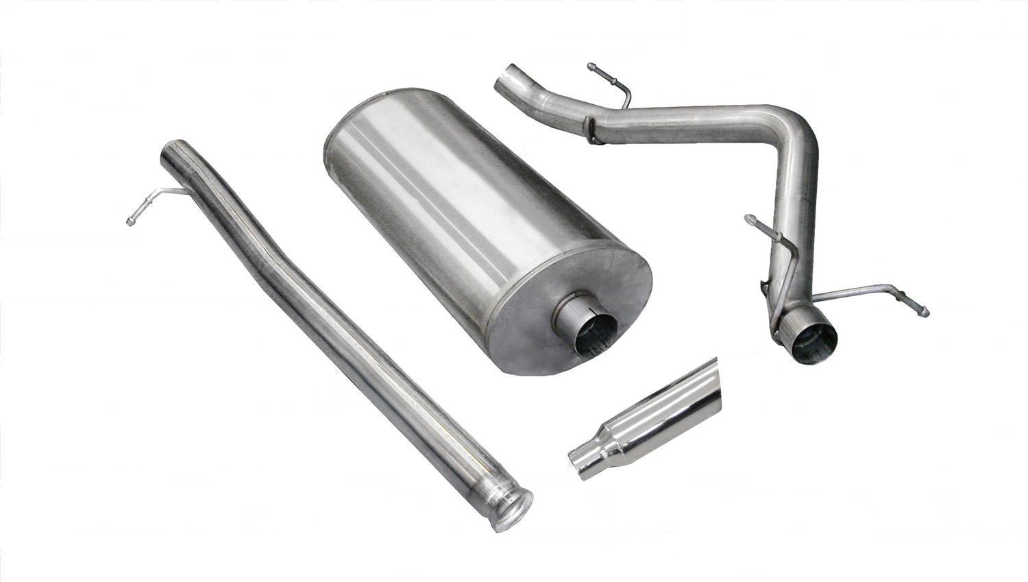 Corsa Performance 24904 3.0in. Cat-Back Single Side Exit with Single 4.0in. Polished Slash Cut Tip Corsa Performance 24904