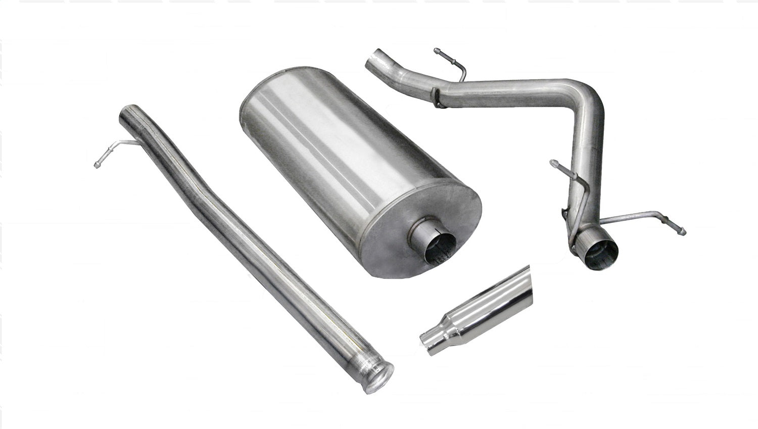 Corsa Performance 24920 3.0in. Cat-Back Single Side Exit with Single 4.0in. Polished Slash Cut Tip Corsa Performance 24920