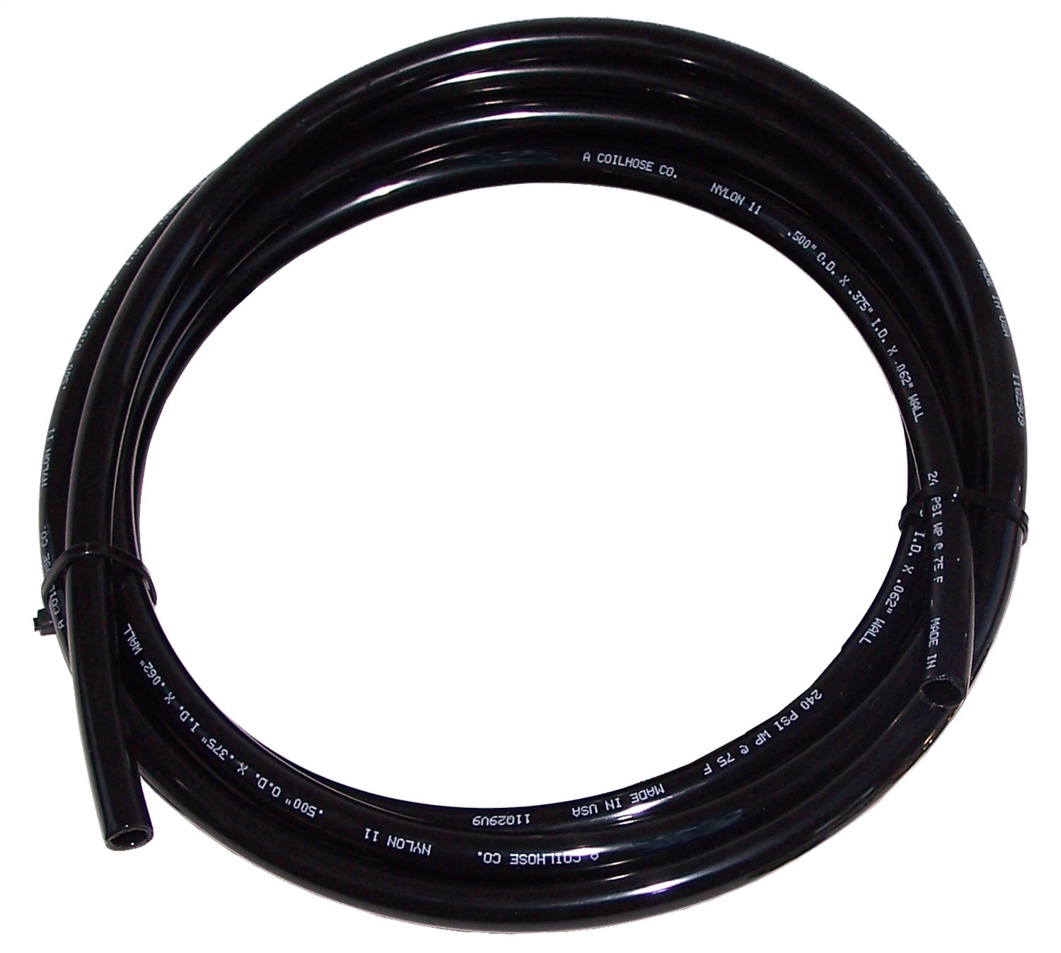 Kleinn Automotive Air Horns 25012-2 High Pressure Air Line; 250 PSI Max. Pressure; 24 ft.; 1/2 in. OD Nylon Tubing; Kleinn Automotive Air Horns 25012-2