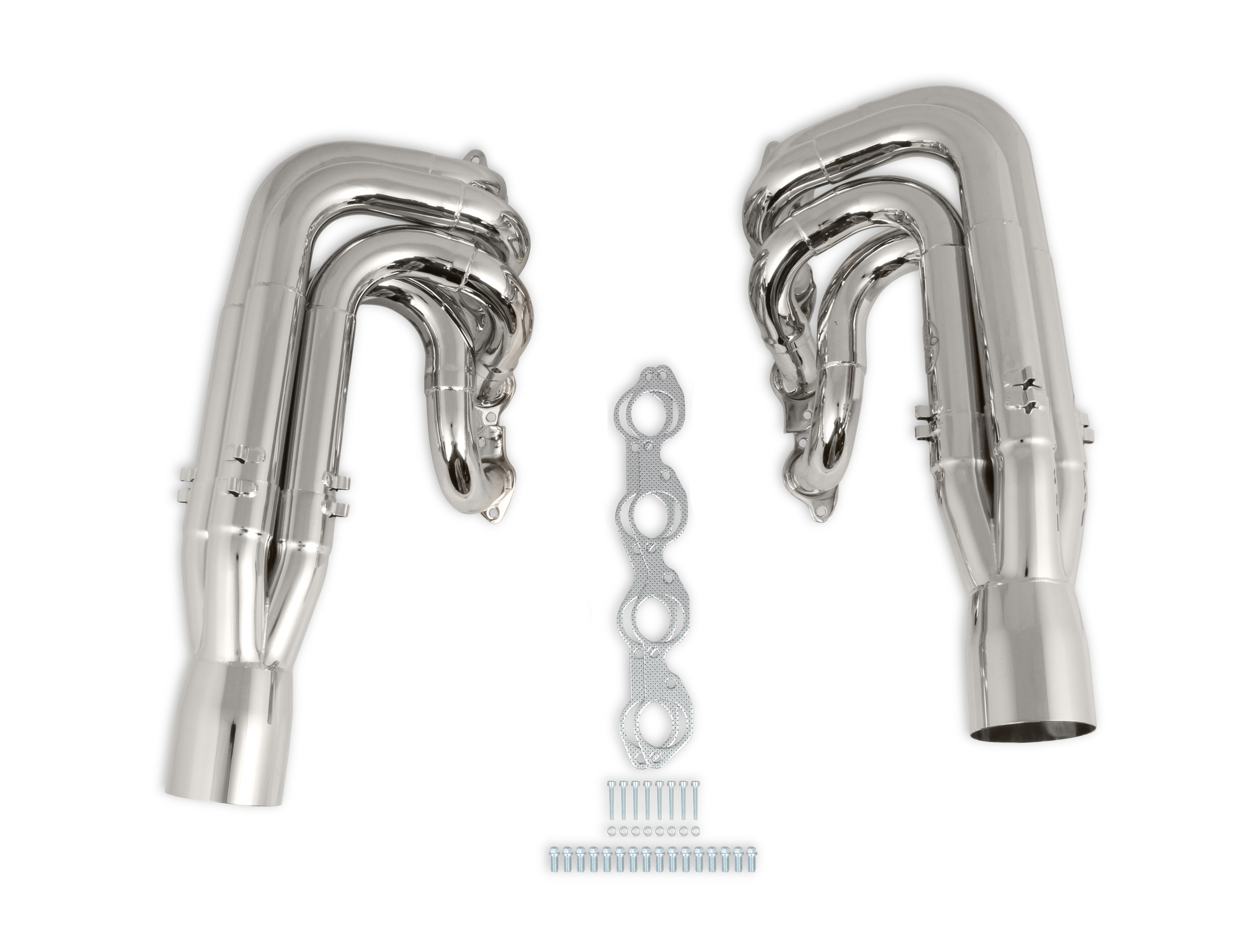 Hooker 2502-6HKR BBC Dragster Headers Downswept 3-Step Chrome Hooker 2502-6HKR