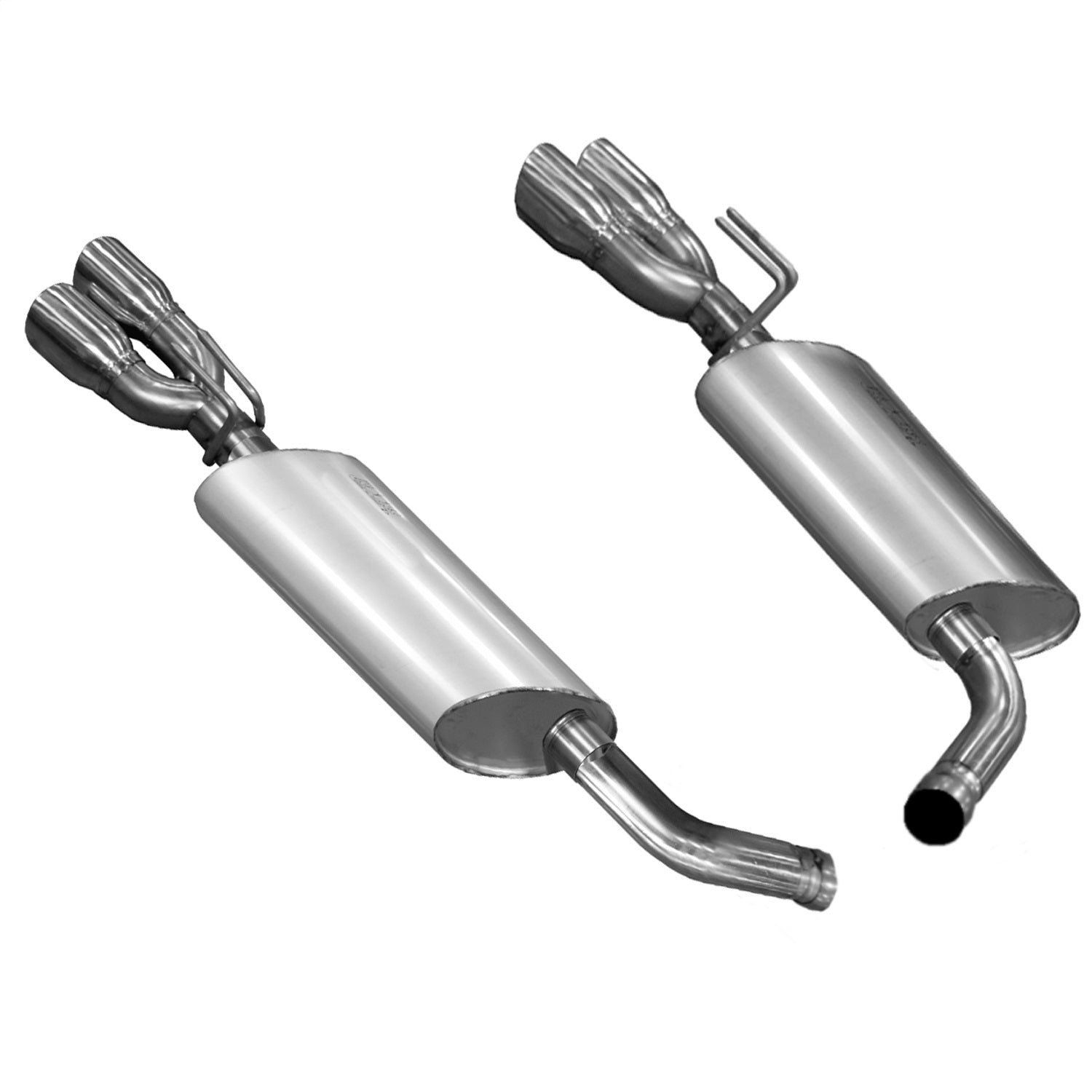 Kooks Custom Headers 25106100 2-1/2in. SS Axle-Back w/Quad Tips. 2014-2017 Chevrolet SS. Connects to OEM. Kooks Custom Headers 25106100
