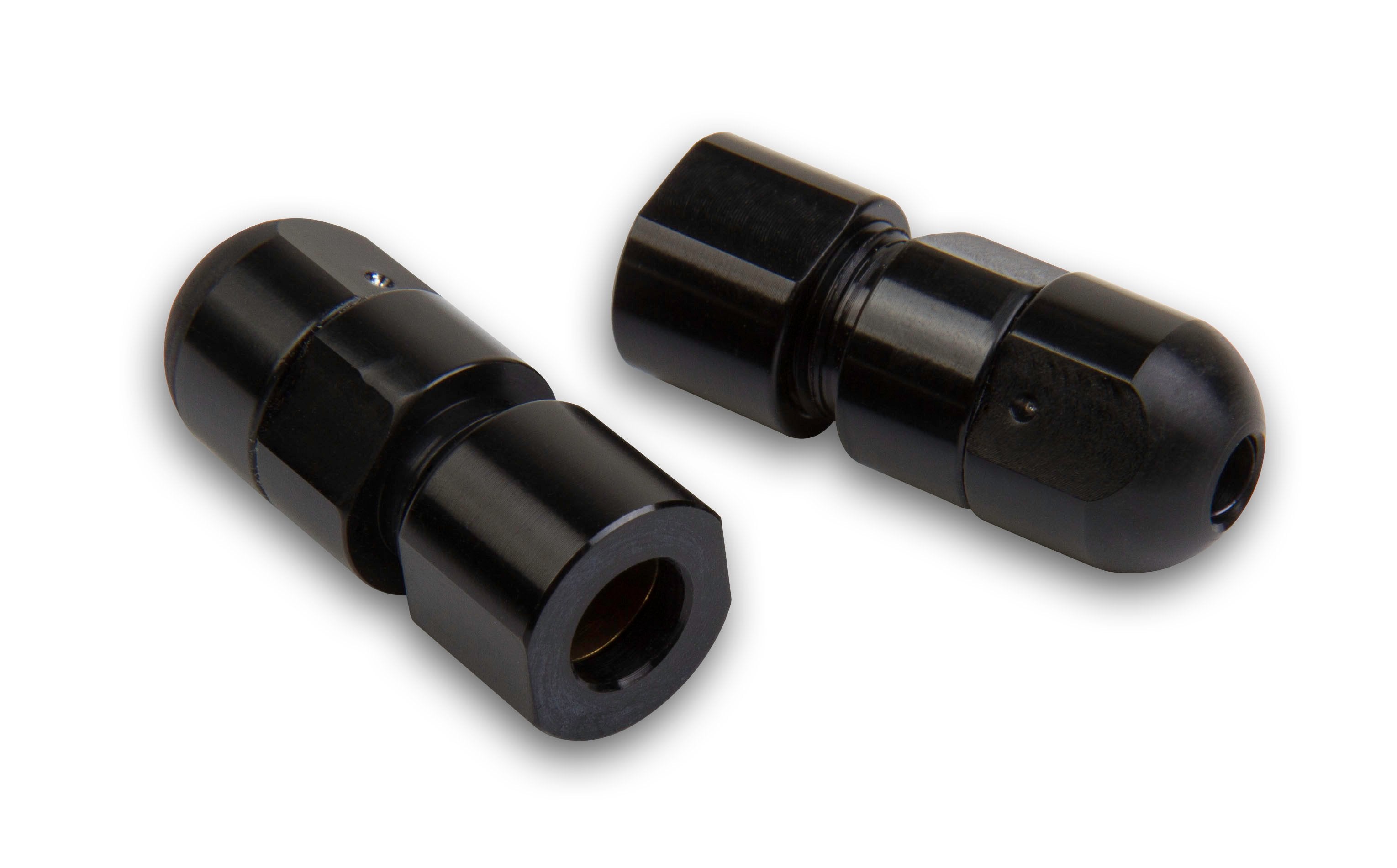Holley 26-342 Vent Tubes - Rollover Valves Black Anodized Holley 26-342