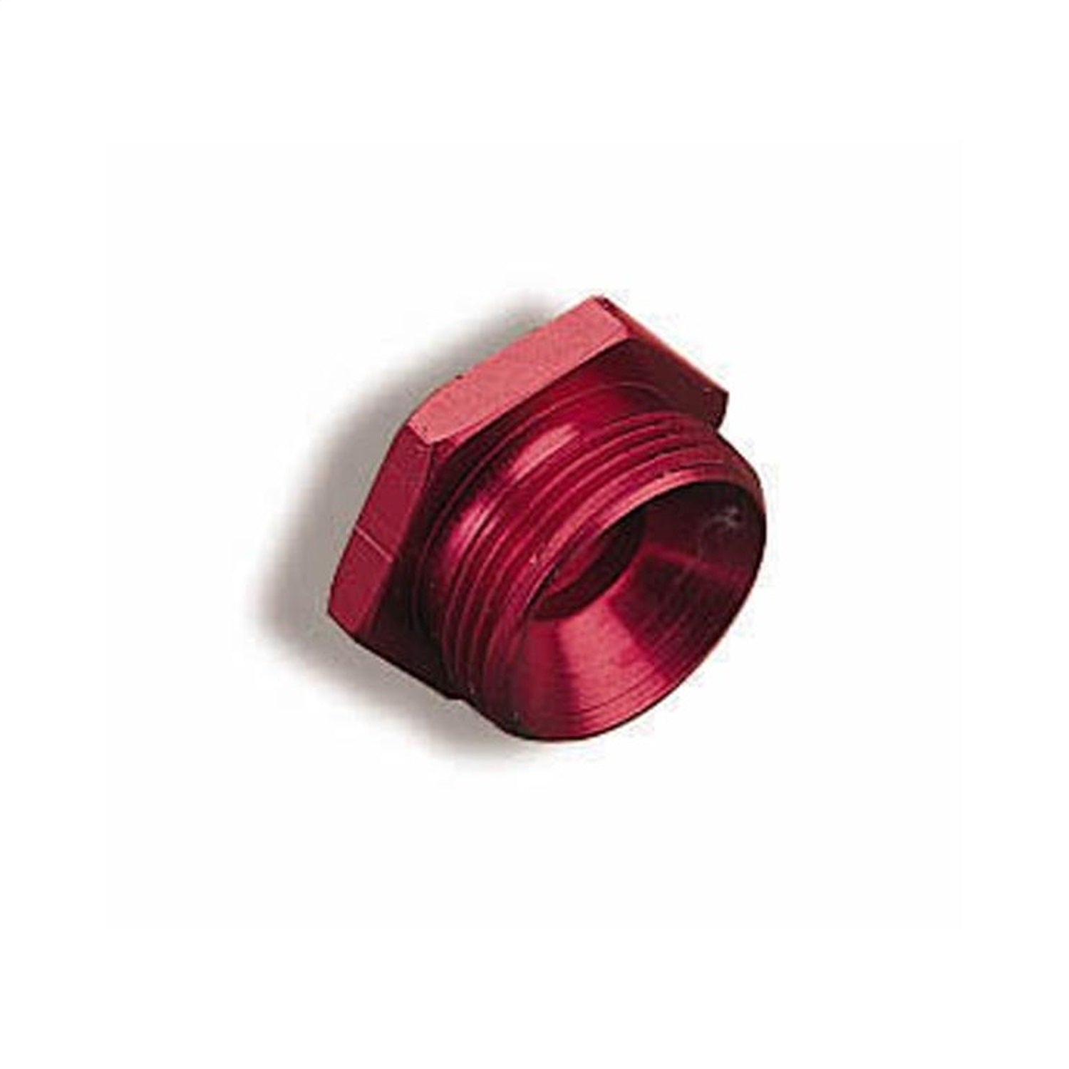 Holley 26-76 Fuel Inlet Plug; 7/8 in. -20; Aluminized Red Anodized; Holley 26-76