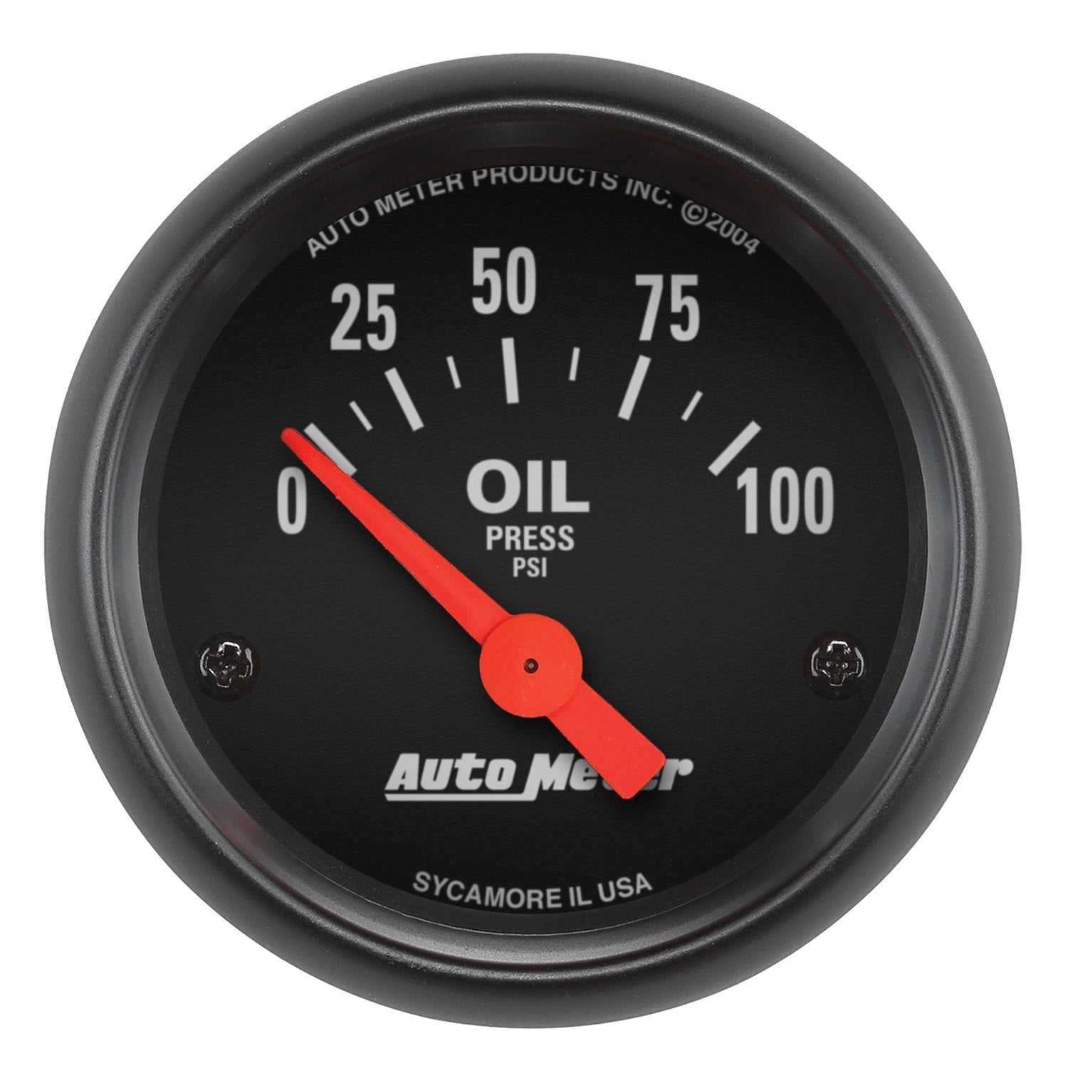 AutoMeter 2634 GAUGE; OIL PRESSURE; 2 1/16in.; 100PSI; ELECTRIC; Z-SERIES AutoMeter 2634