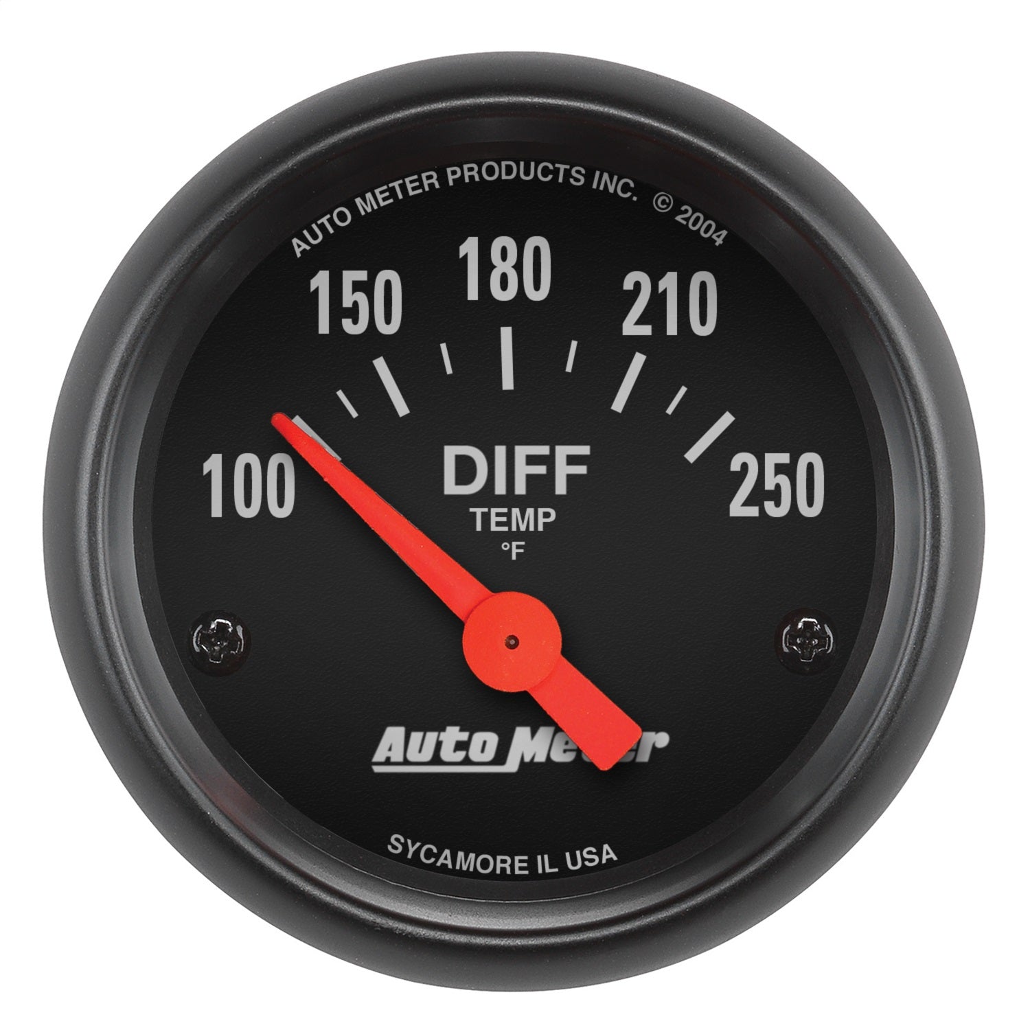 AutoMeter 2636 GAUGE; DIFFERENTIAL TEMP; 2 1/16in.; 100-250deg.F; ELECTRIC; Z-SERIES AutoMeter 2636