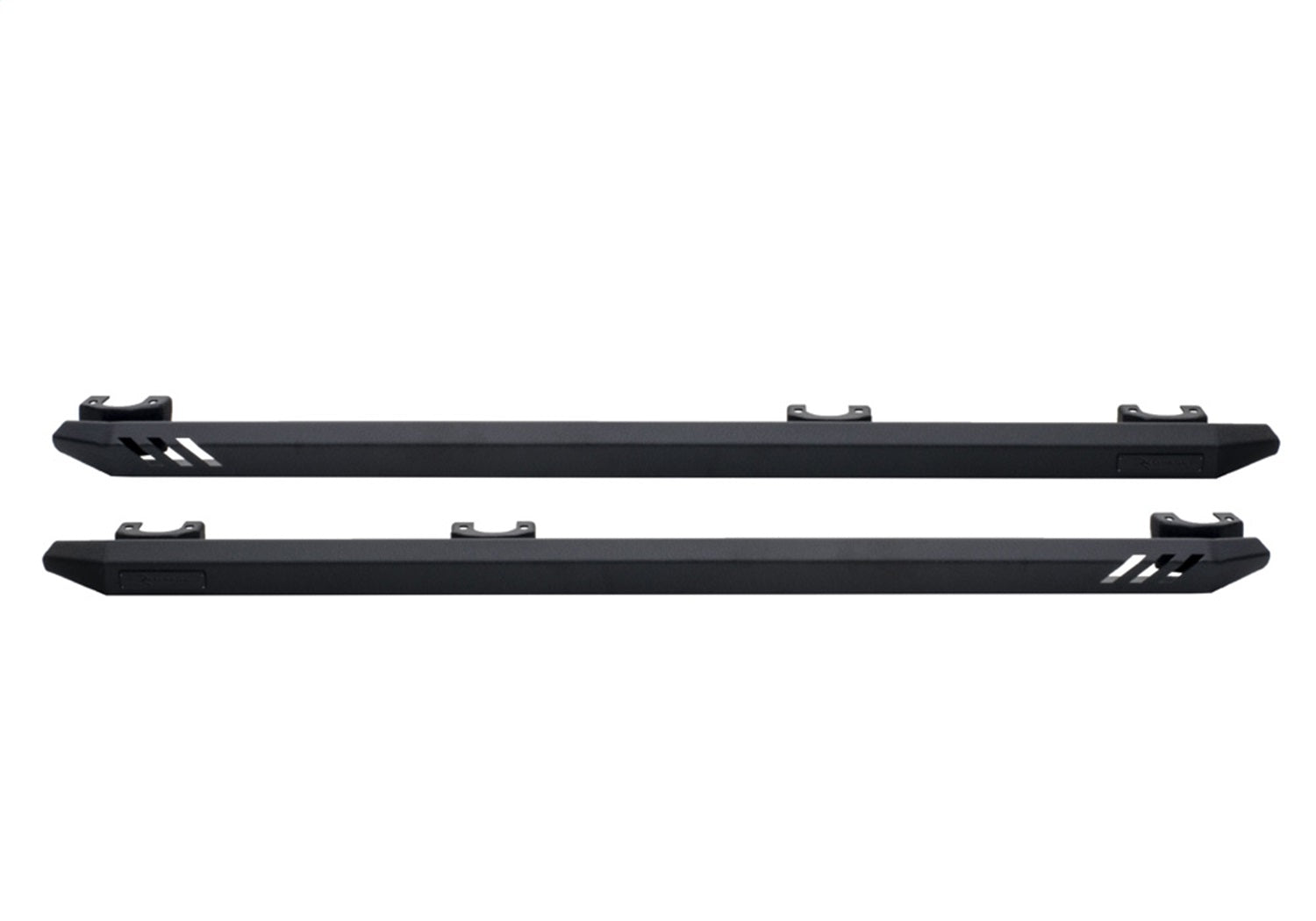 Rampage 26410035 Rock Rail Nerf Bar; Black; Pair; Rampage 26410035