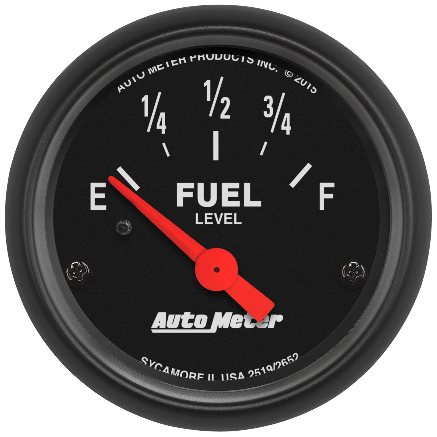 AutoMeter 2652 GAUGE; FUEL LEVEL; 2 1/16in.; 73OE TO 10OF(AFTERMARKET LINEAR); ELEC; Z-SERIES AutoMeter 2652