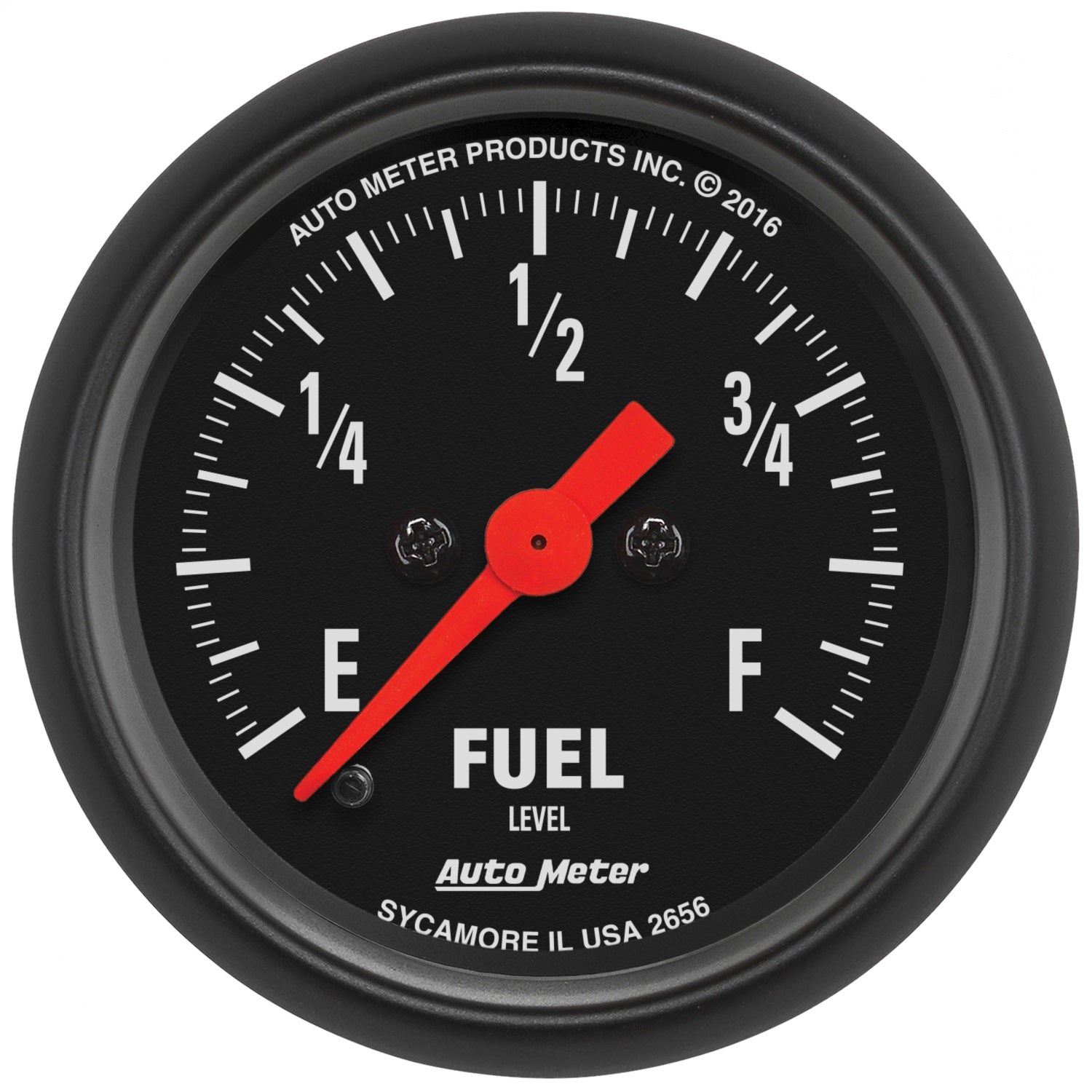 AutoMeter 2656 GAUGE; FUEL LEVEL; 2 1/16in.; 0-280O PROGRAMMABLE; Z-SERIES AutoMeter 2656