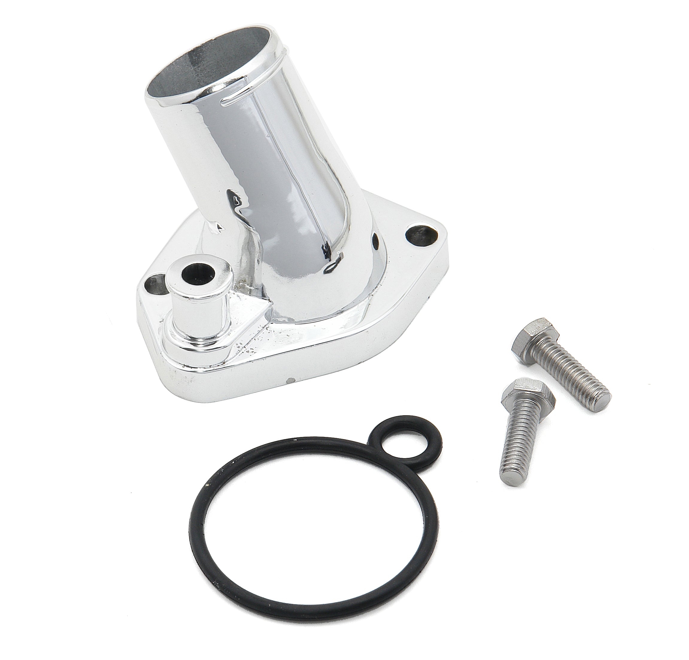 Mr Gasket 2662 Water Neck; w/Bolts And O-Ring; 45 deg. Angled Neck; Mr Gasket 2662