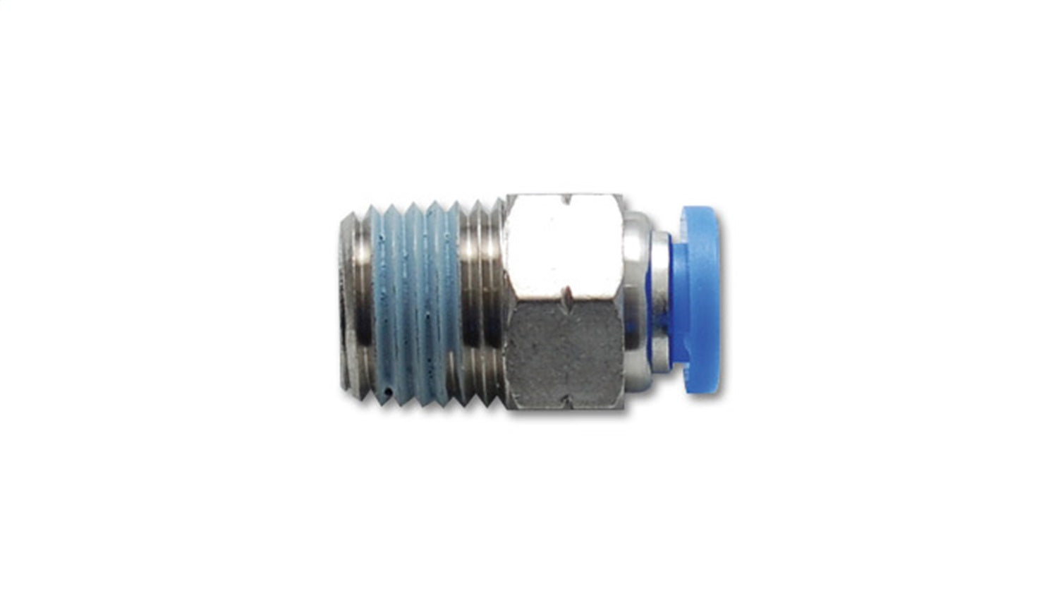 Vibrant Performance 2664 One-Touch Fitting; 6mm Male Straight; 1/4 in. NPT Thread; Vibrant Performance 2664