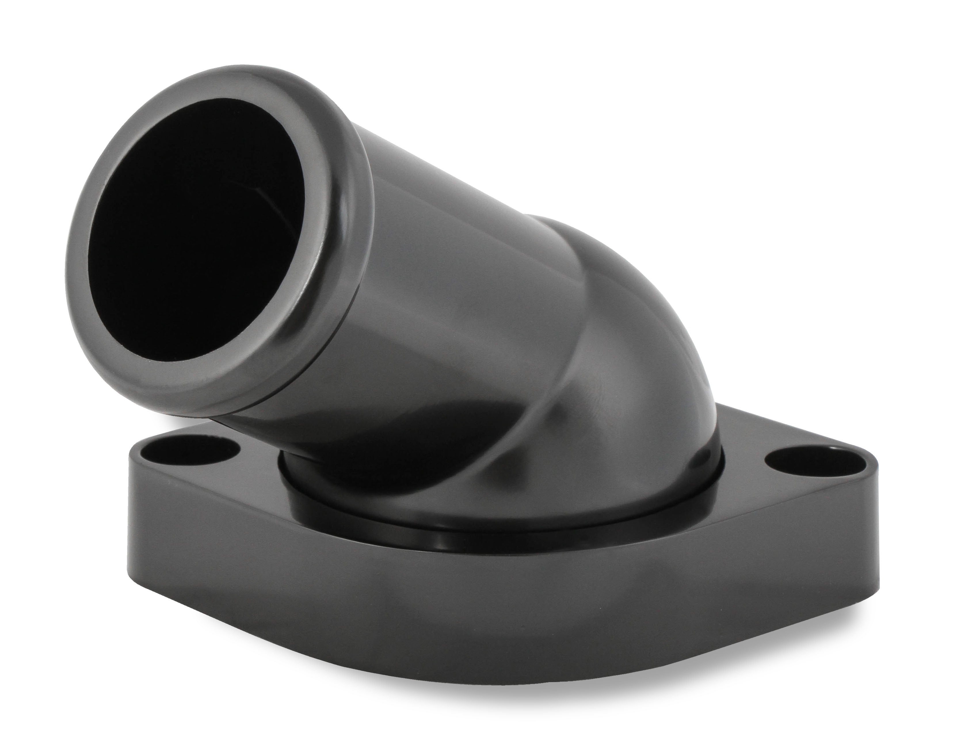 Mr Gasket 2670BK Water Neck; Swivel; 30 Degree Angle; Incl. Mounting Bolts/Gaskets; Mr Gasket 2670BK
