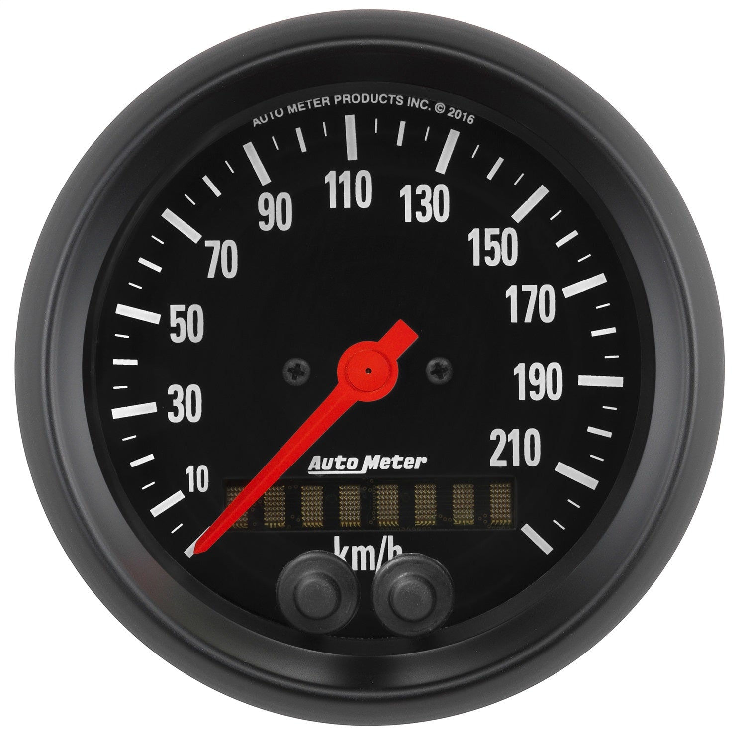 AutoMeter 2680-M GAUGE; SPEEDOMETER; 3 3/8in.; 225KM/H; GPS; Z-SERIES AutoMeter 2680-M
