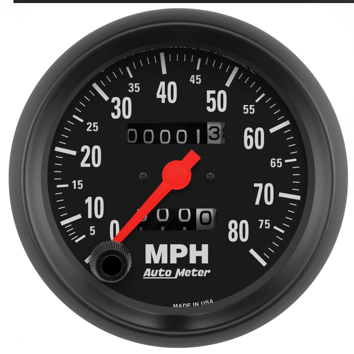 AutoMeter 2690 GAUGE; SPEEDOMETER; 3 3/8in.; 80MPH; MECHANICAL; Z-SERIES AutoMeter 2690