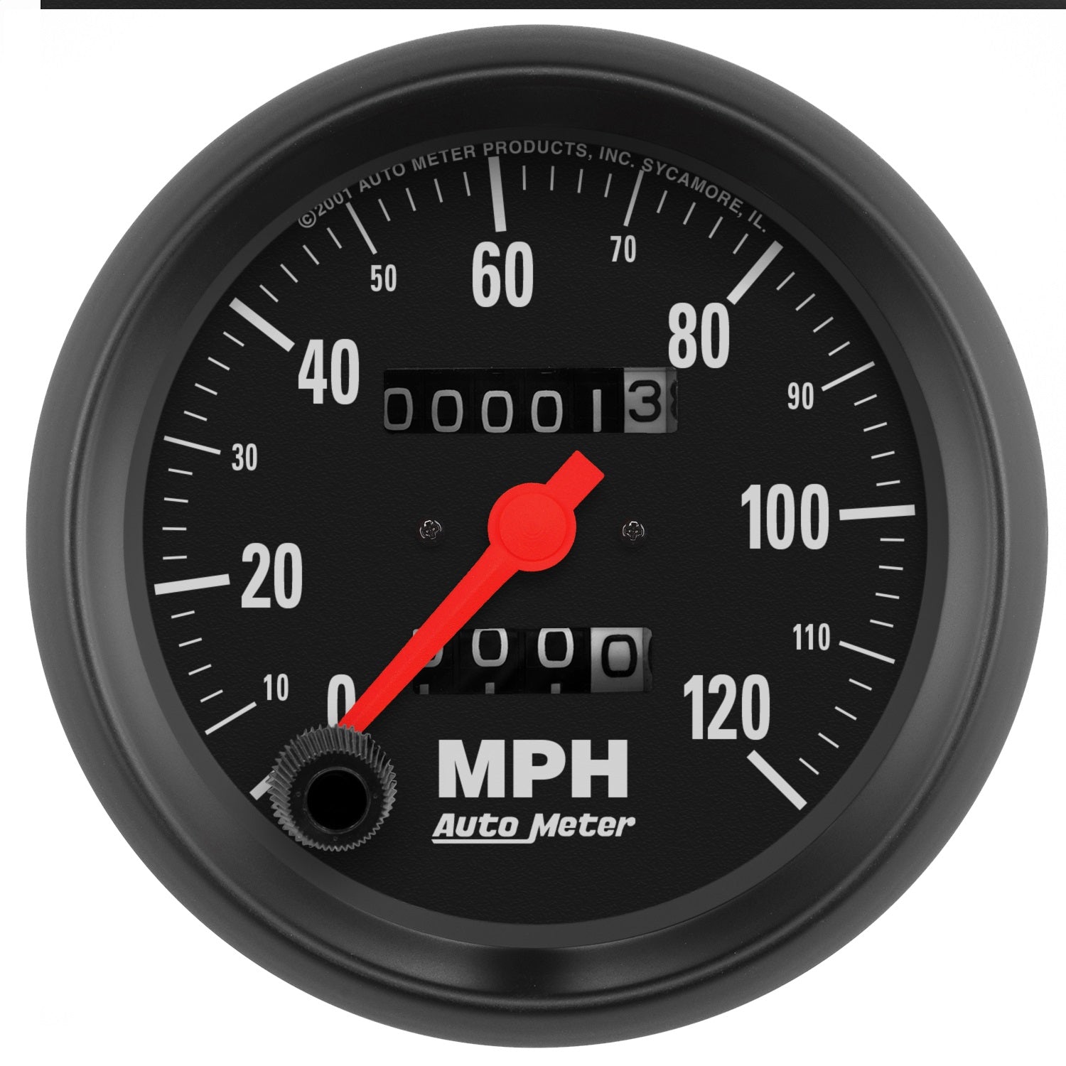 AutoMeter 2692 GAUGE; SPEEDOMETER; 3 3/8in.; 120MPH; MECHANICAL; Z-SERIES AutoMeter 2692