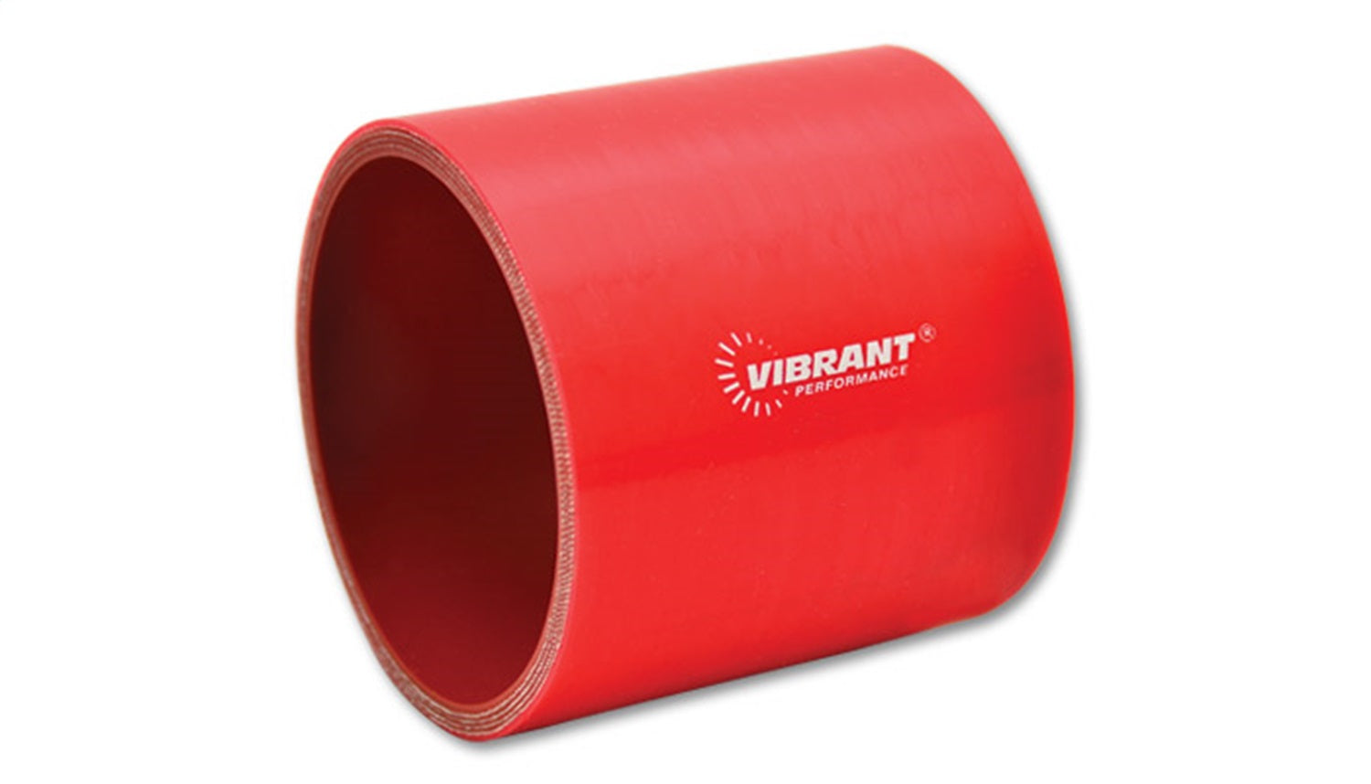 Vibrant Performance 2710R 4 Ply Silicone Sleeve; 2.5 in. I.D. x 3 in. Long; Red; Vibrant Performance 2710R
