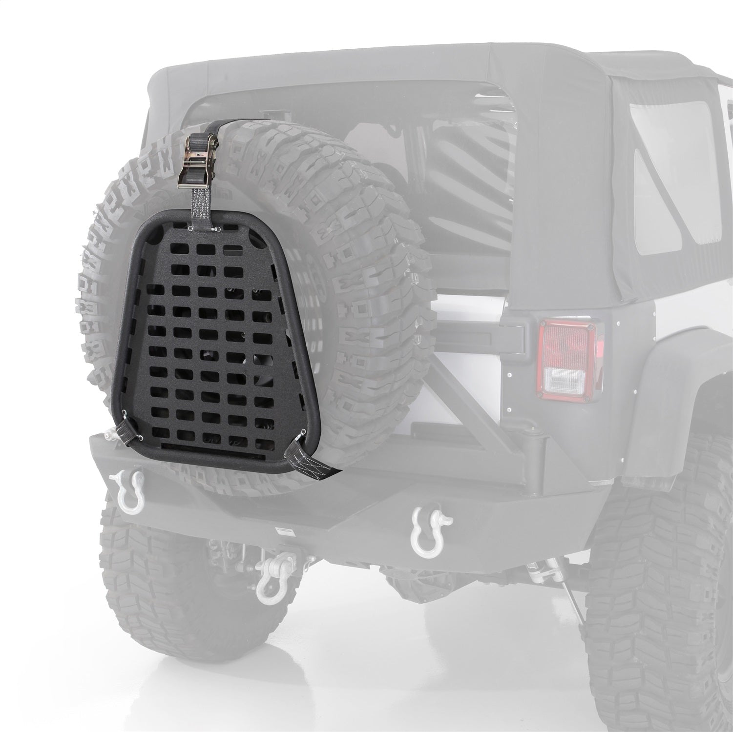 I-Rack 2; Incl. Main Plate and Ratchet Straps; Smittybilt 2739